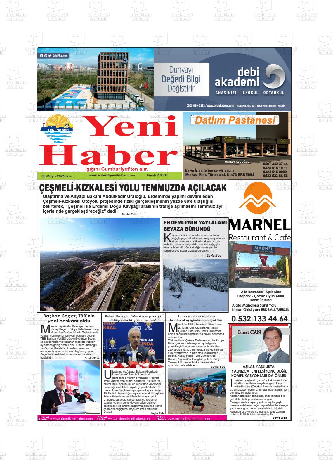 Konya Yenihaber 05.05.2026