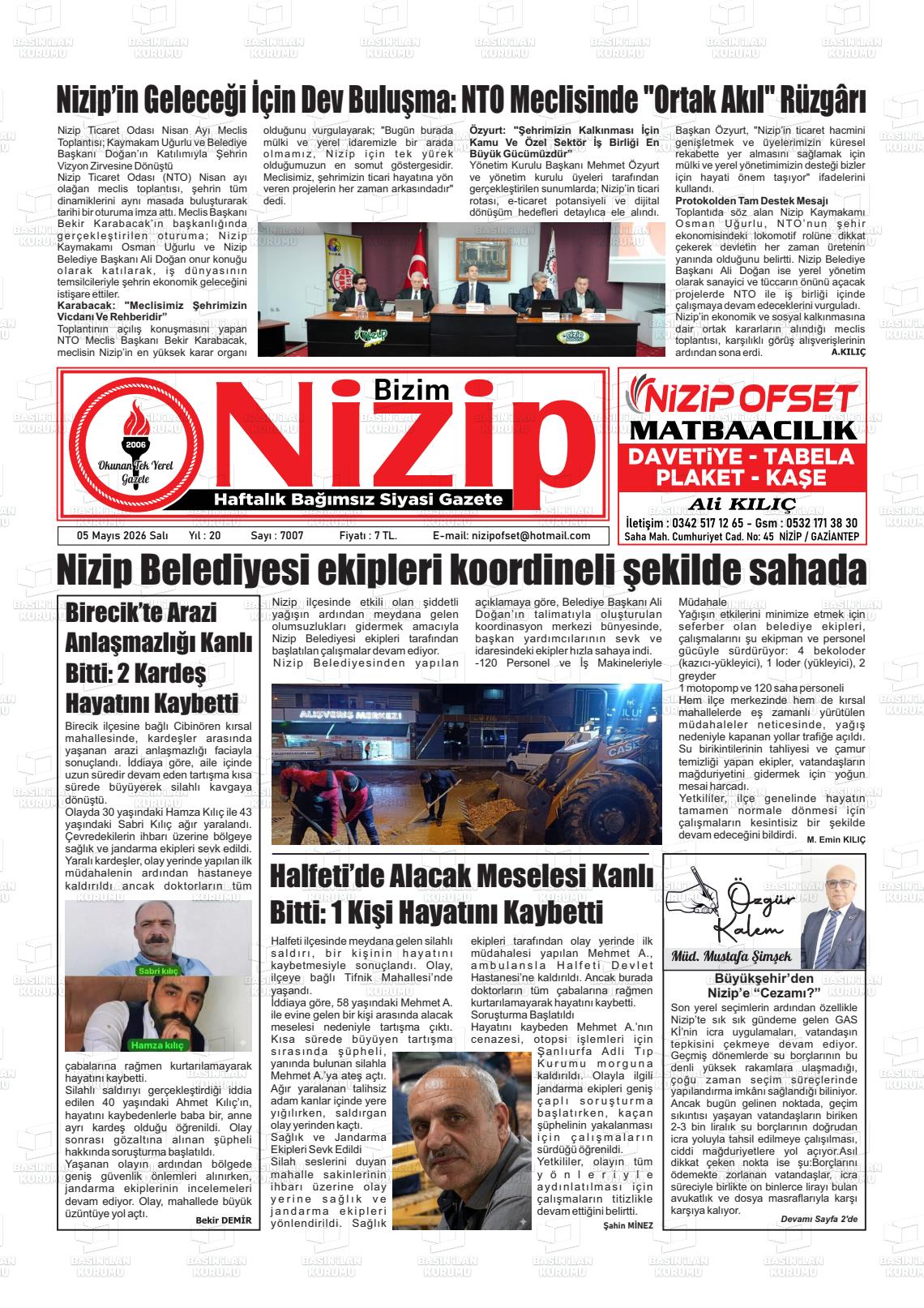 Gaziantep Yesilnizip 05.05.2026