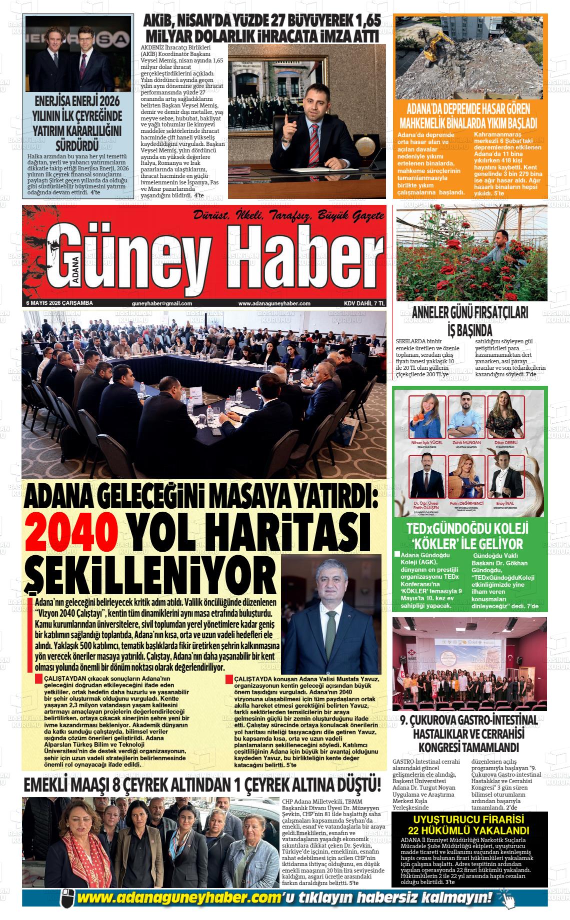 Adana Guneyhaber 06.05.2026