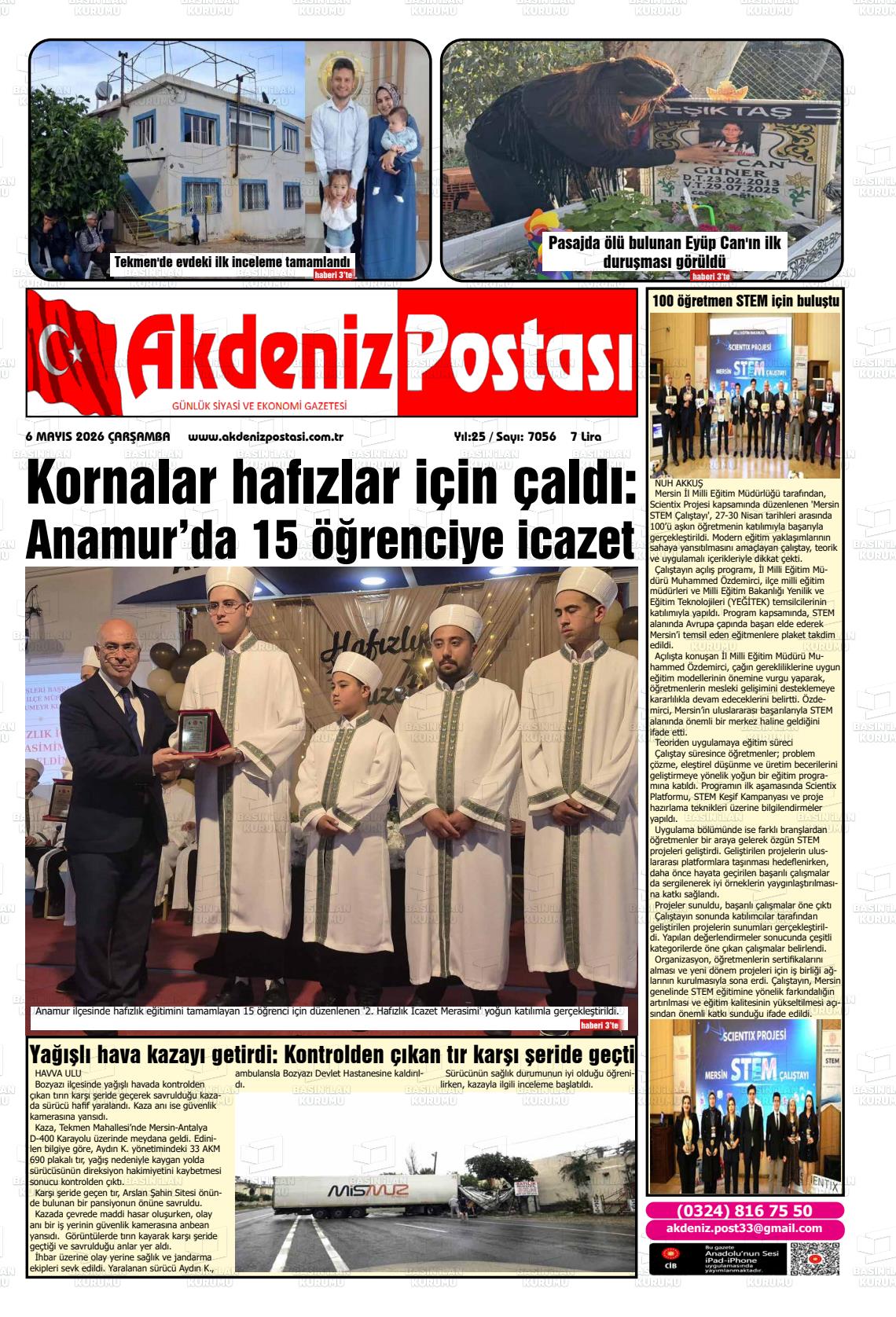 Mersin Akdenizpostasi 06.05.2026