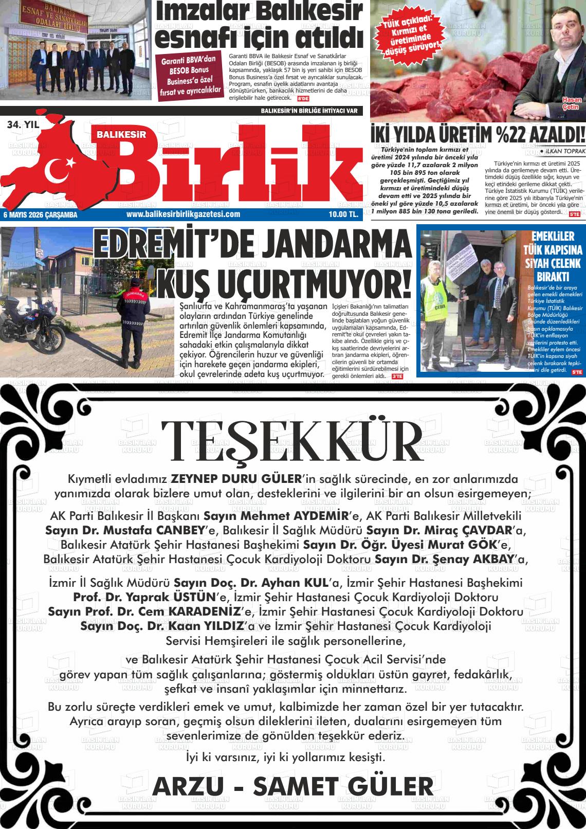 Balikesir Birlik 06.05.2026