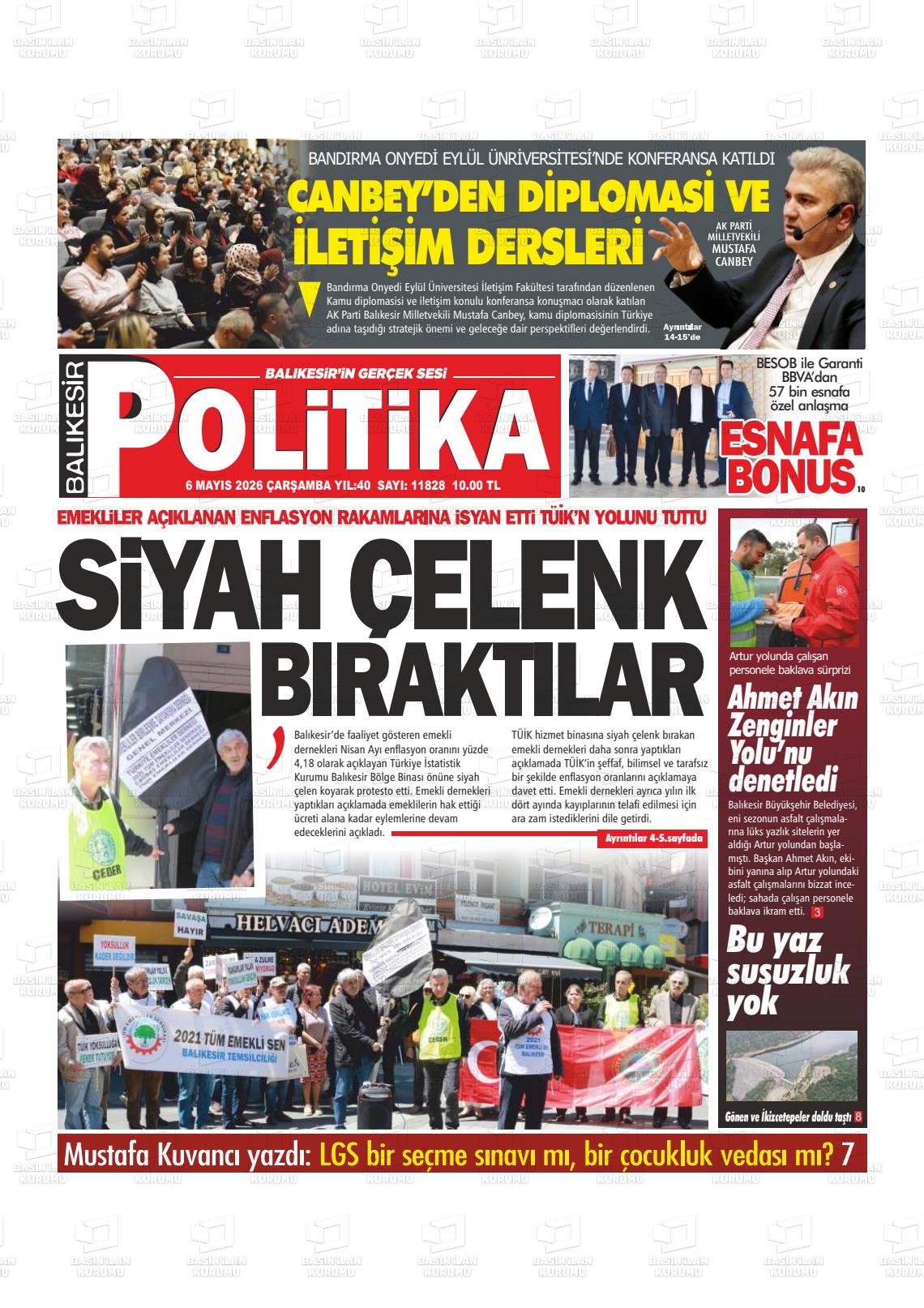 Balikesir Politika 06.05.2026
