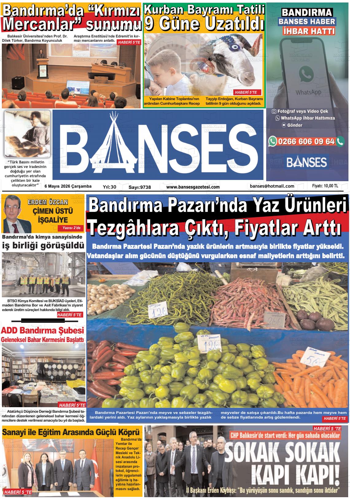 Balikesir Banses 06.05.2026