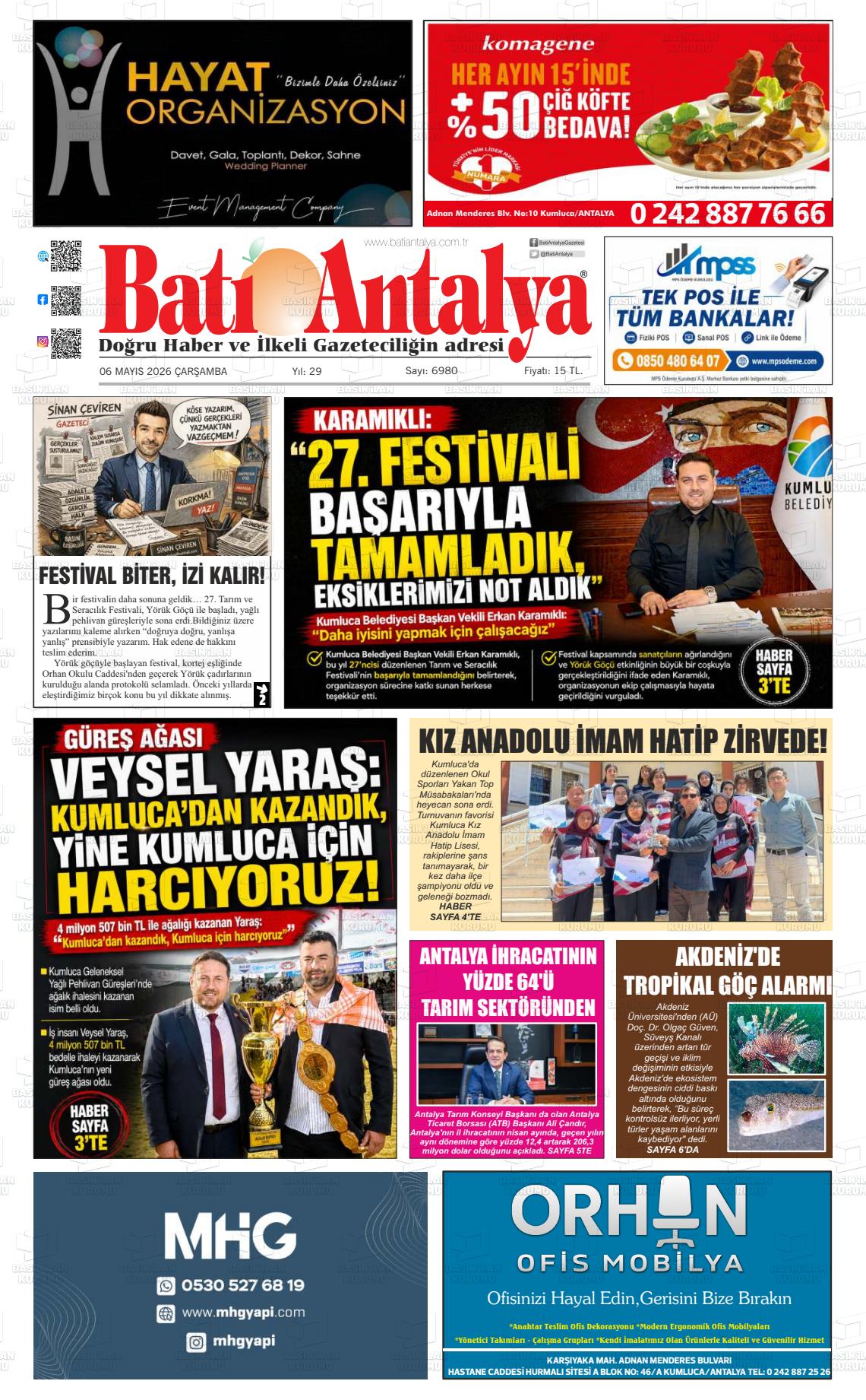 Antalya Bati 06.05.2026