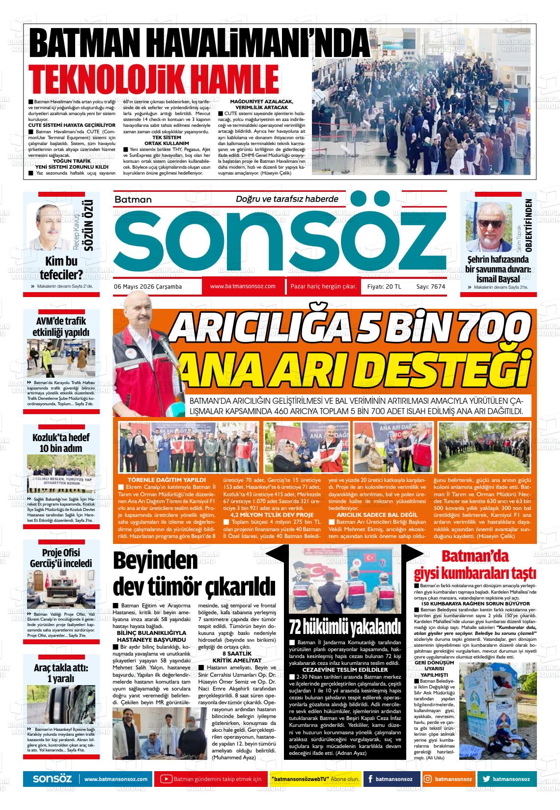 Batman Sonsoz 06.05.2026