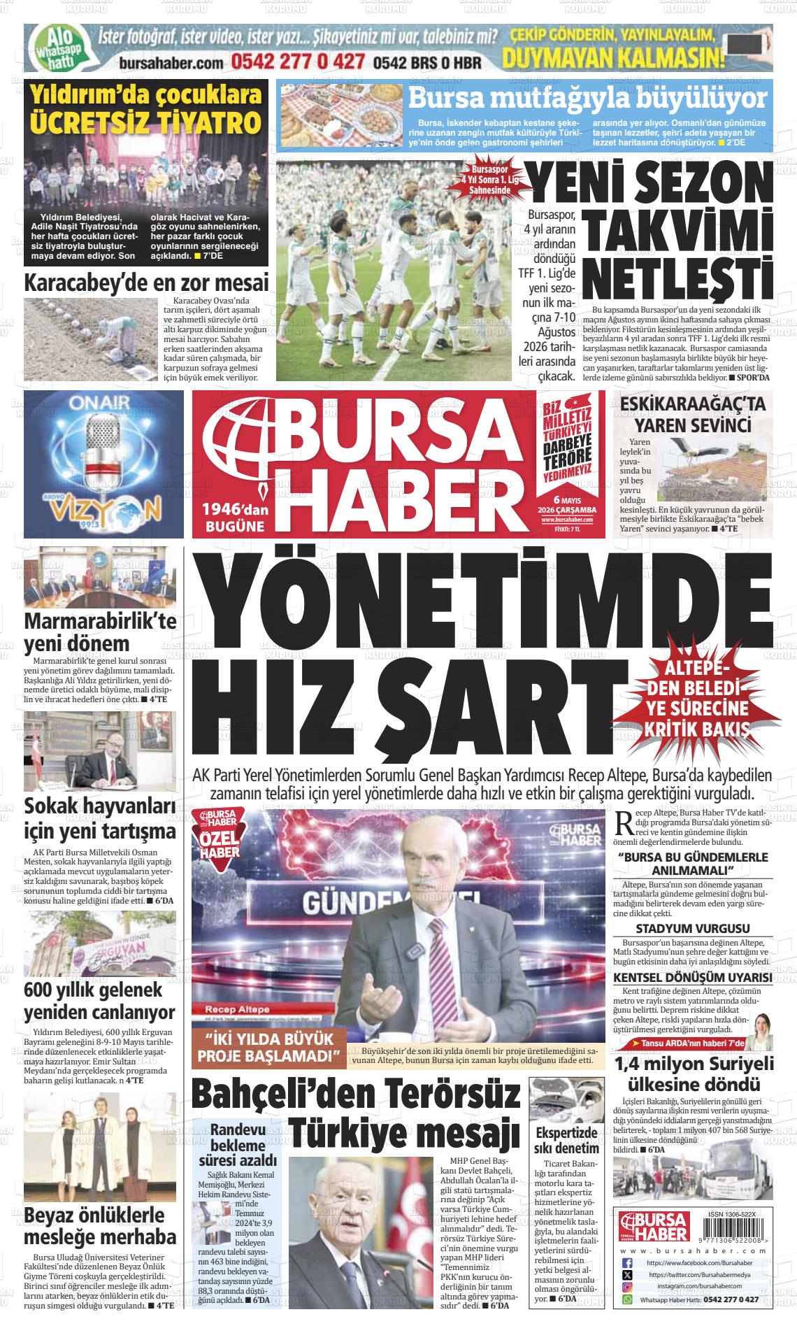 Bursa Haber 06.05.2026
