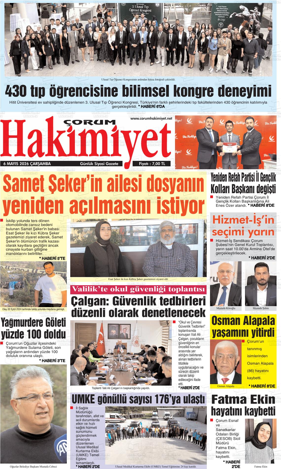 Corum Hakimiyet 06.05.2026