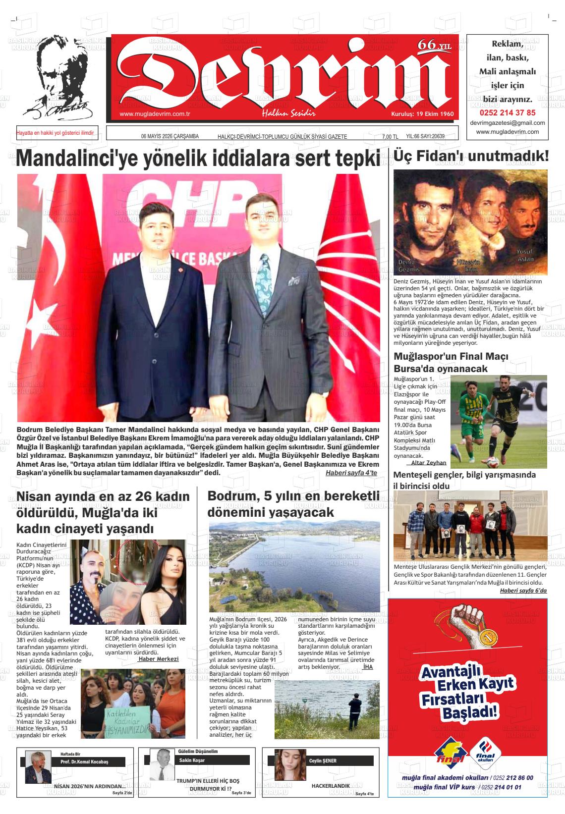 Tekirdag Devrim 06.05.2026