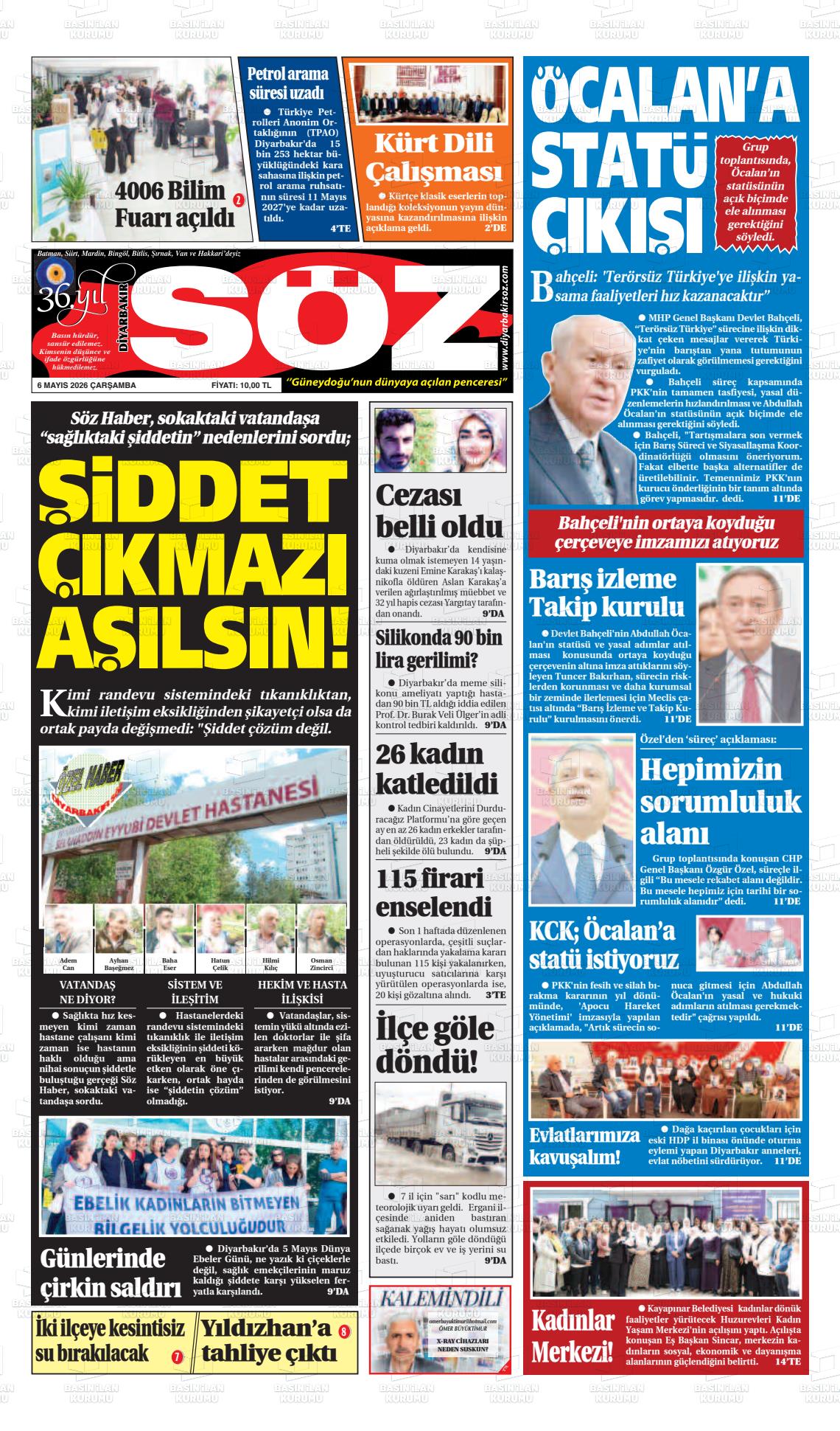 Diyarbakir Soz 06.05.2026