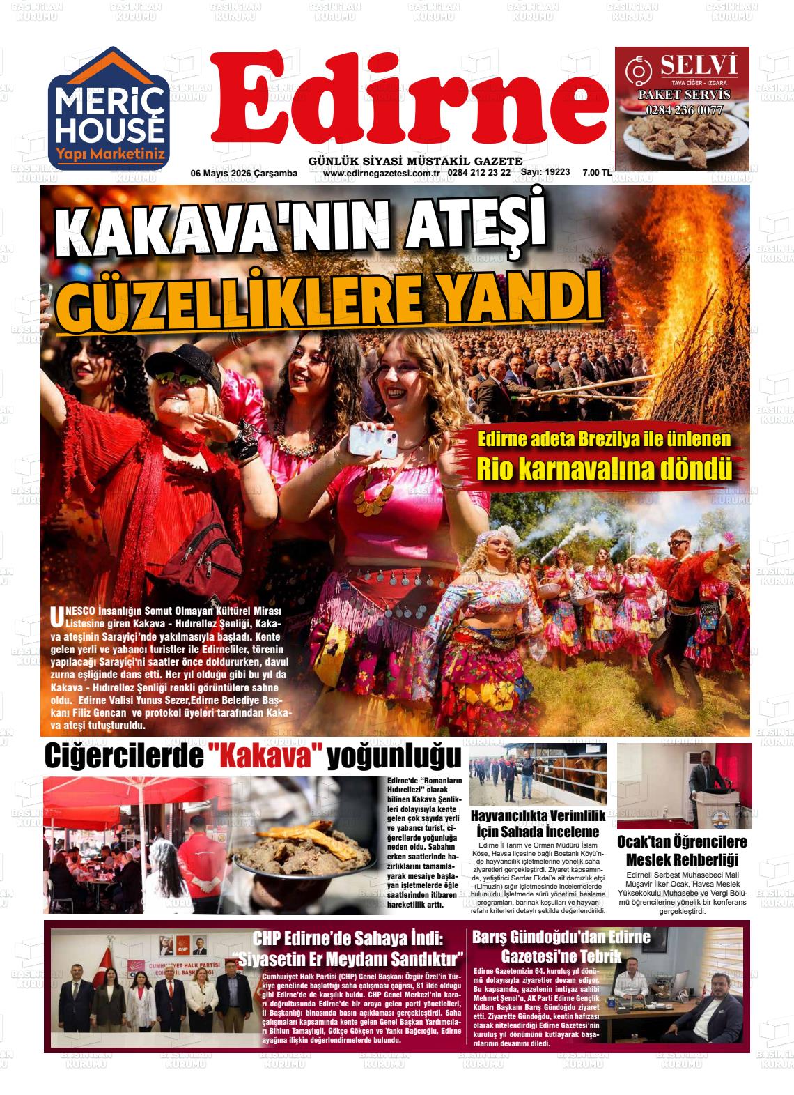 Edirne 06.05.2026