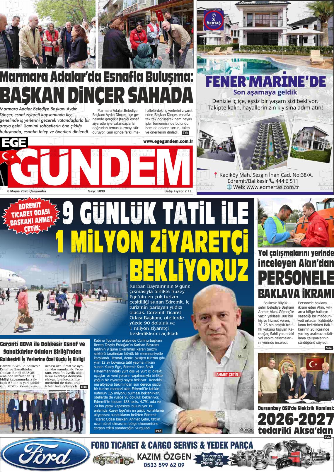 Balikesir Egegundem 06.05.2026