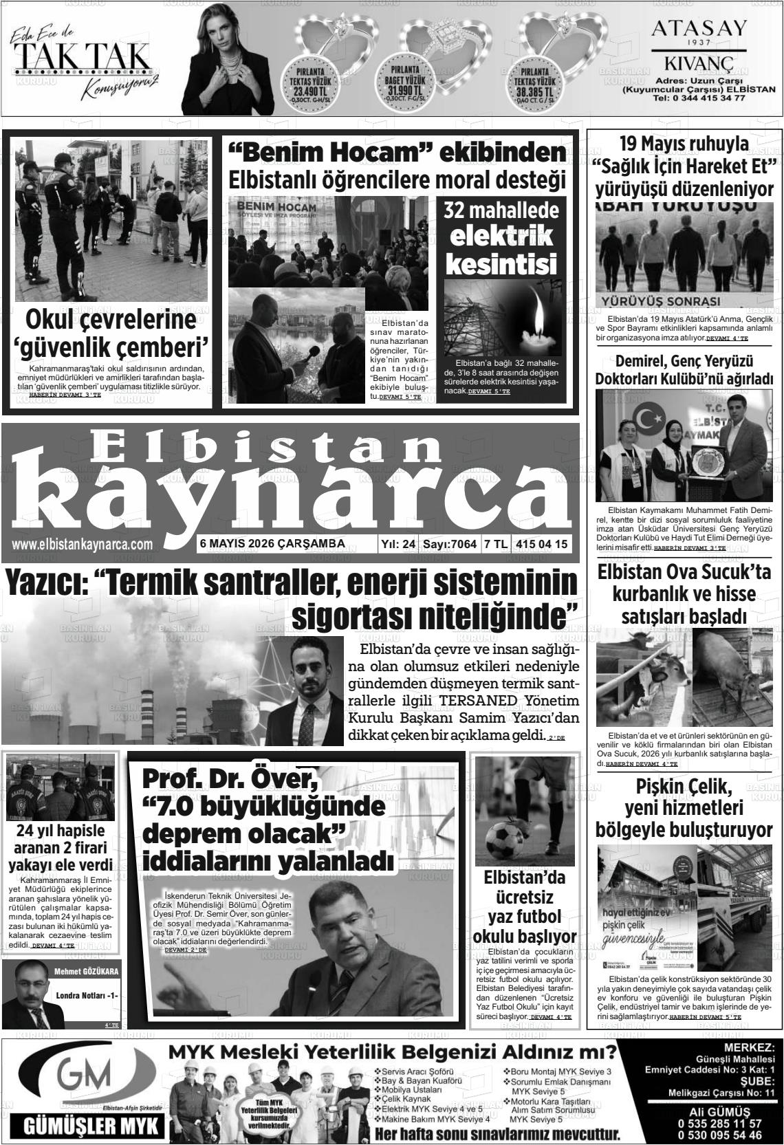 Kahramanmaras Elbistankaynarca 06.05.2026