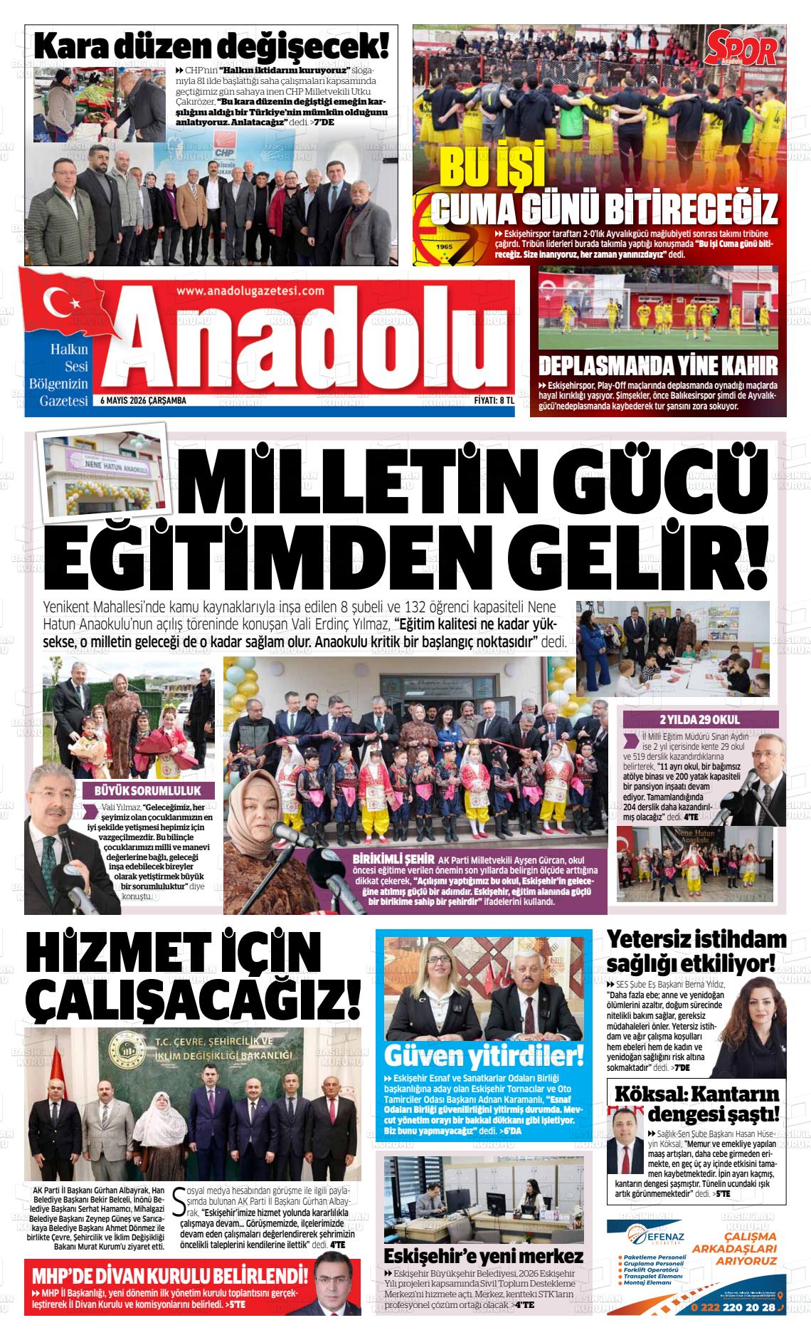 Eskisehir Anadolu 06.05.2026