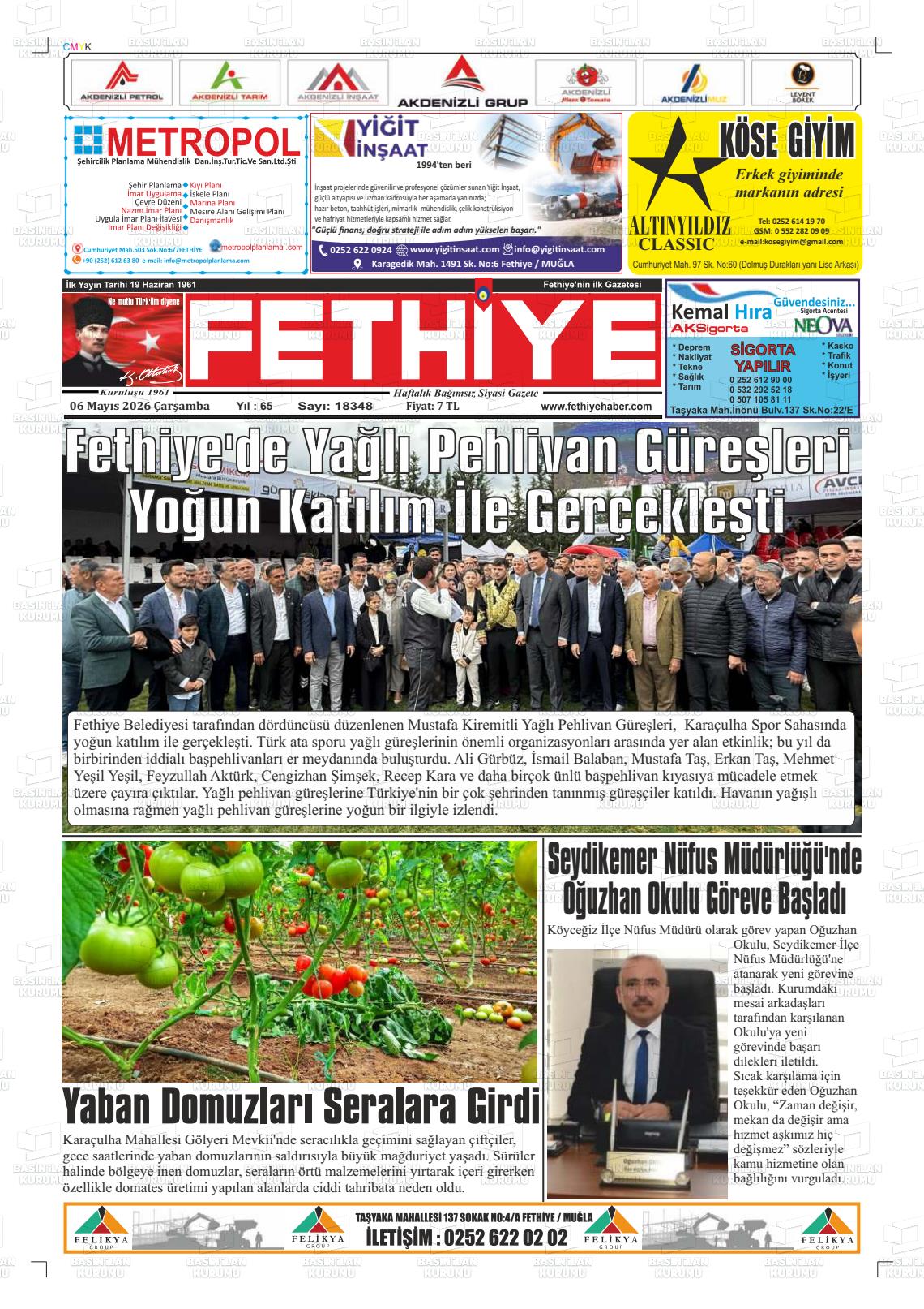 Mugla Fethiye 06.05.2026