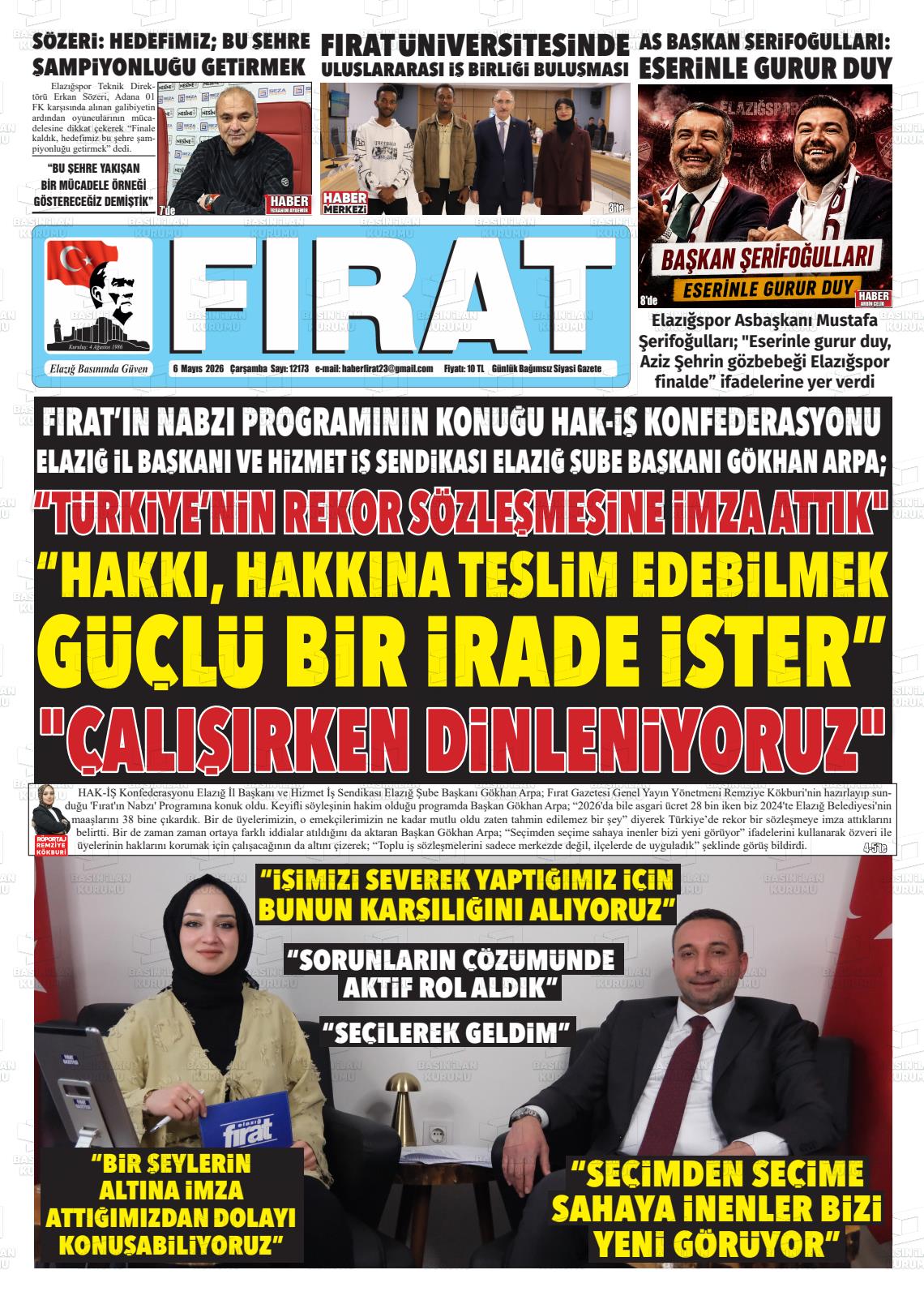 Elazig Firatgazetesi 06.05.2026