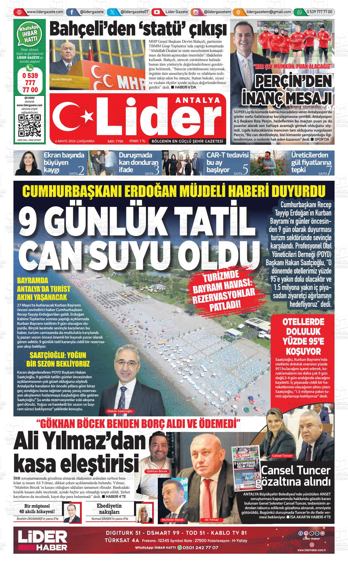 Antalya Gazetebir 06.05.2026