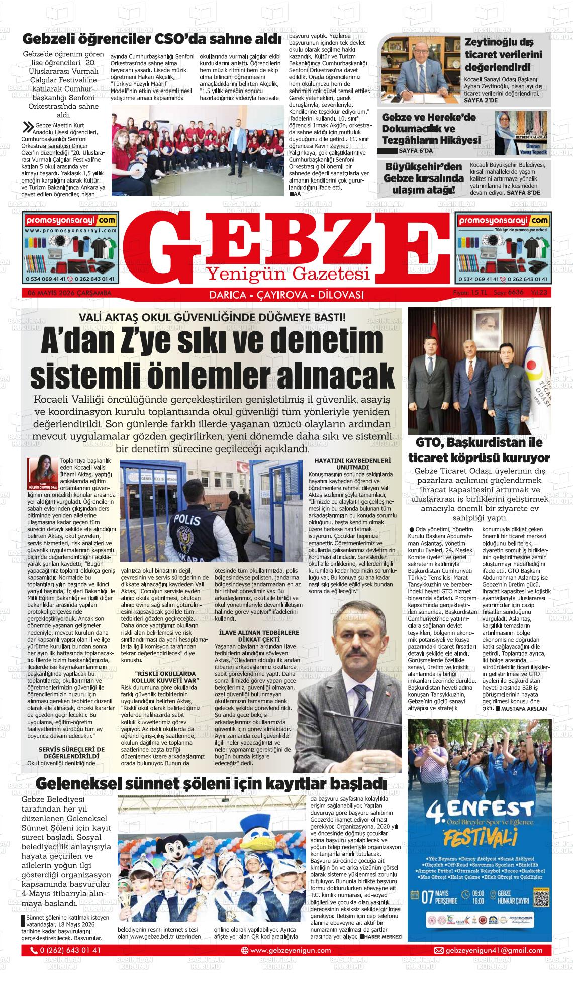 Kocaeli Gebzeyenigun 06.05.2026