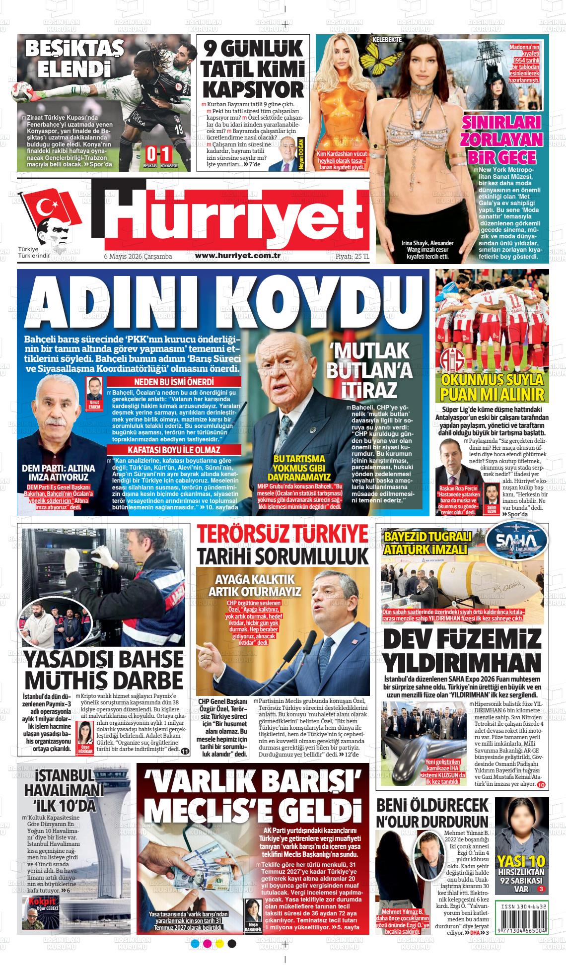 Hürriyet Gazetesi 06.05.2026