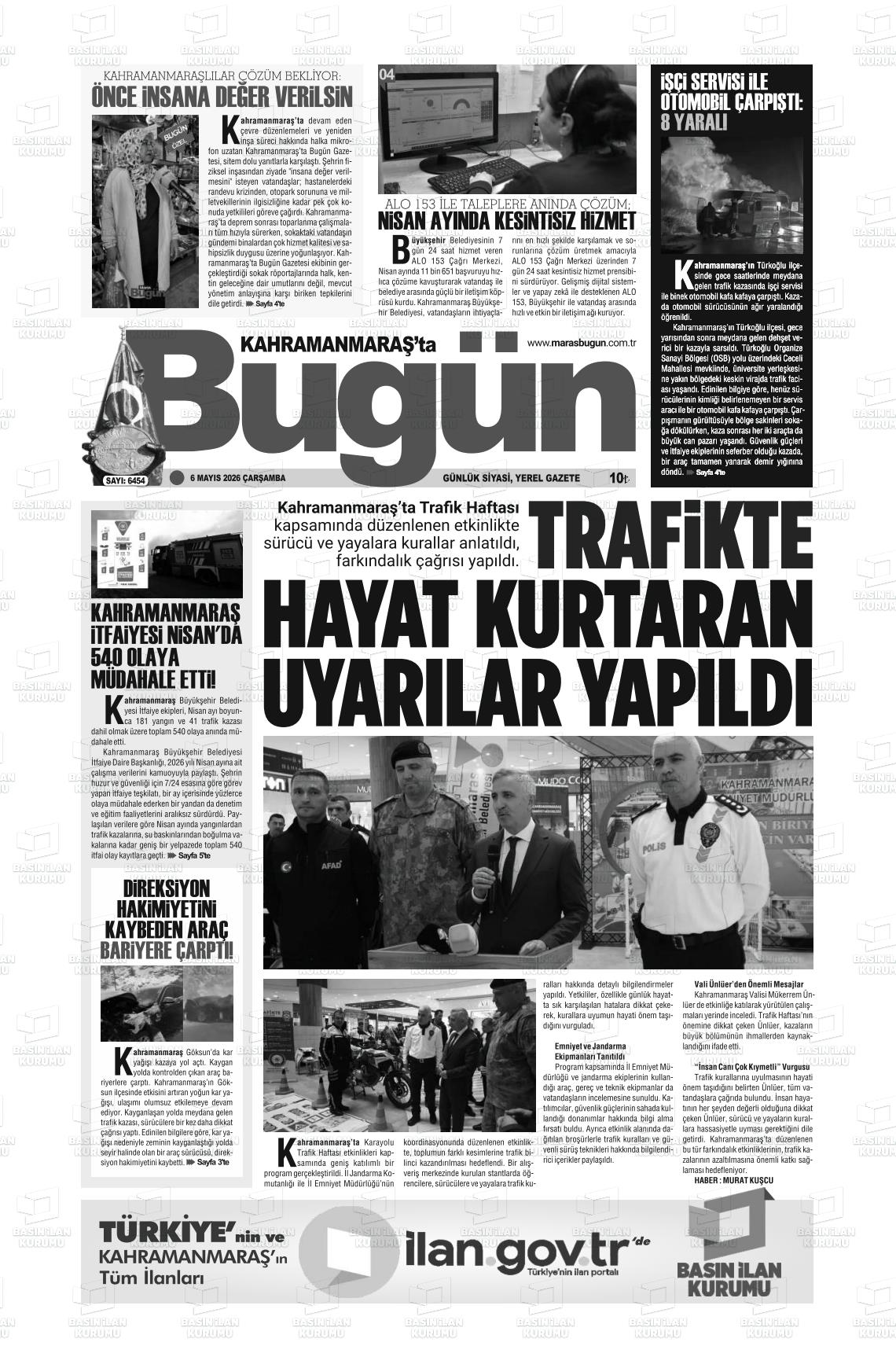 Kahramanmaras Tabugun 06.05.2026