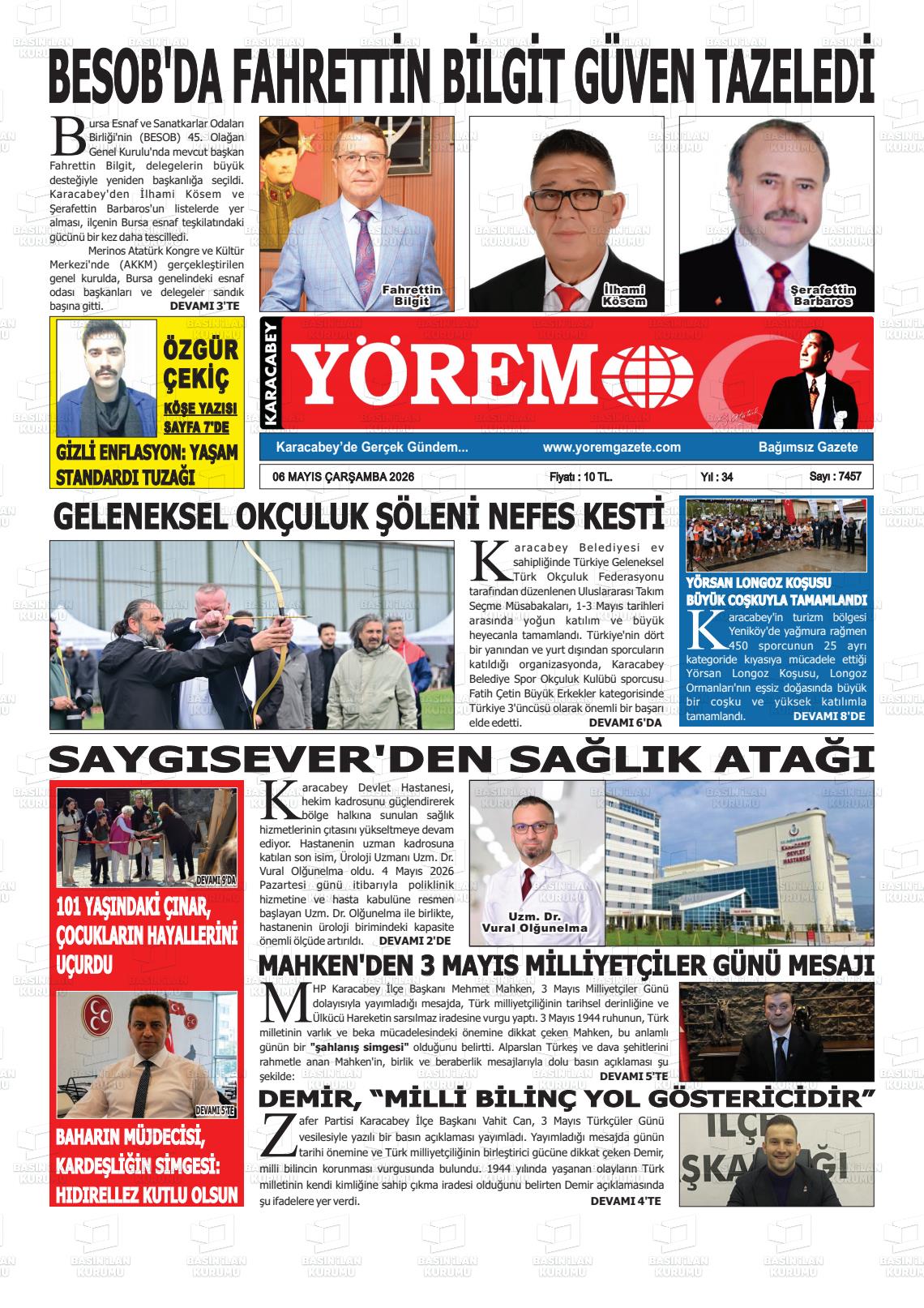 Bursa Karacabeyyorem 06.05.2026