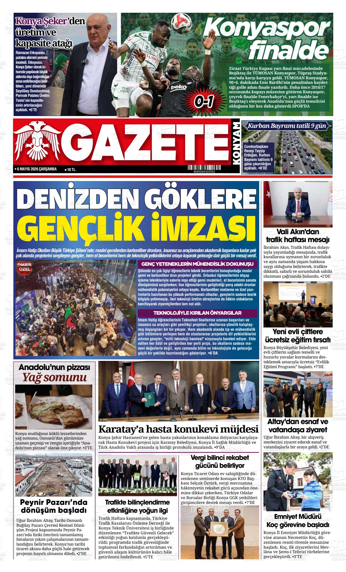 Konya Yenigun 06.05.2026