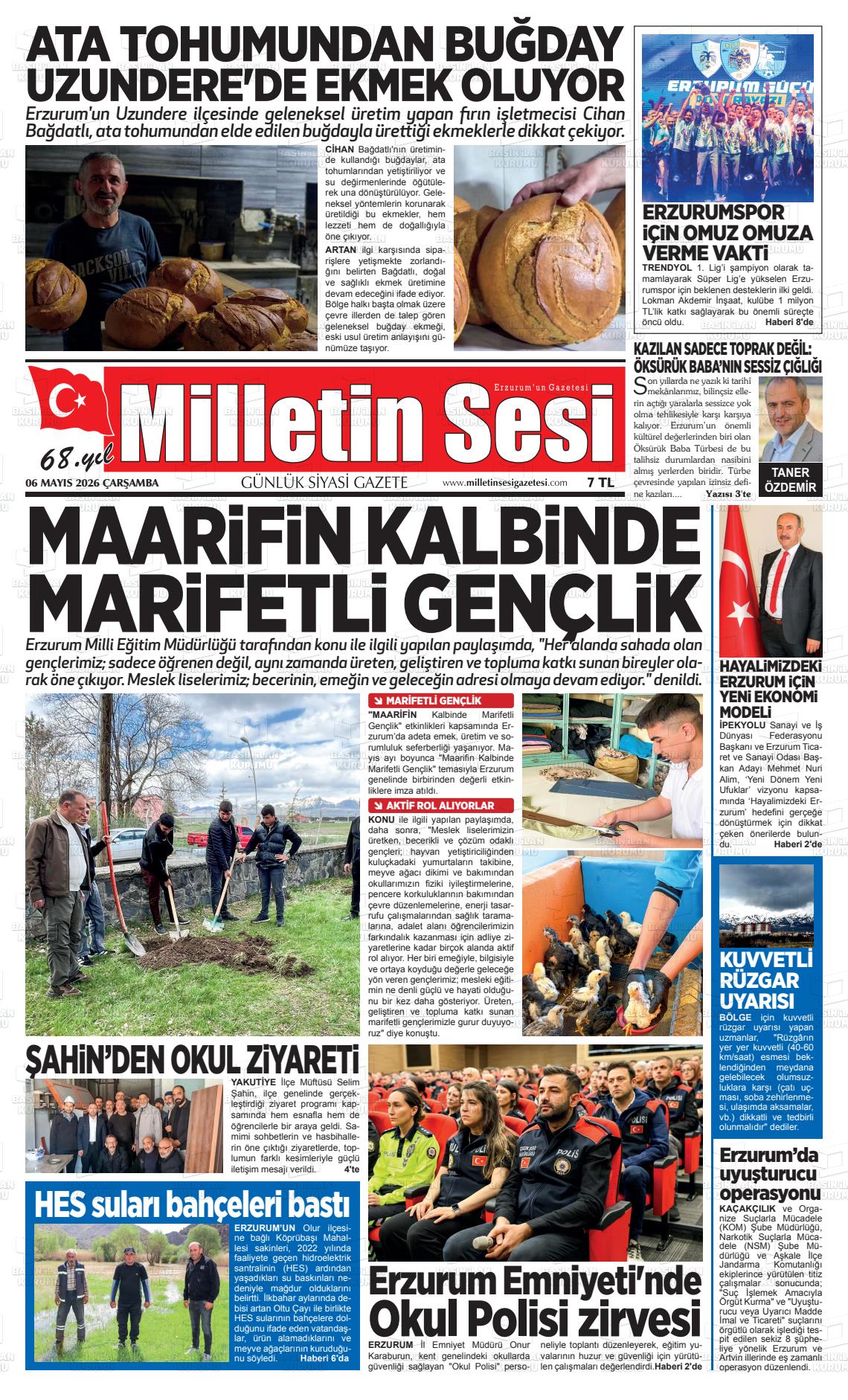 Erzurum Milletinsesi 06.05.2026