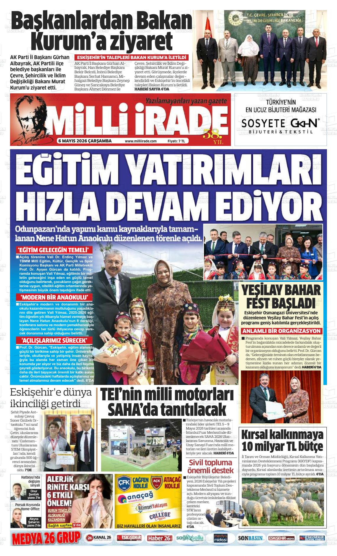 Konya Milliirade 06.05.2026