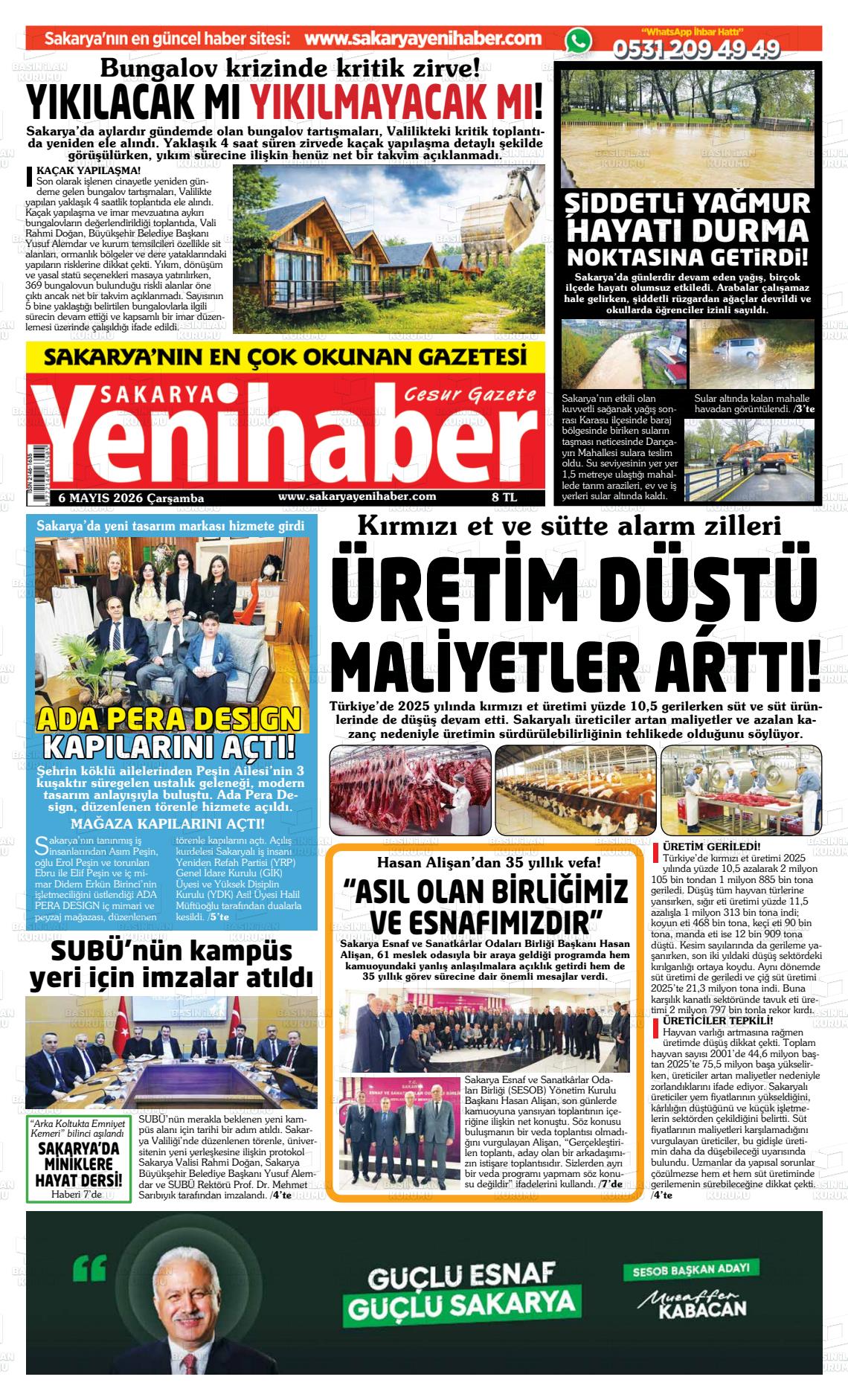 Sakarya Yenihaber 06.05.2026