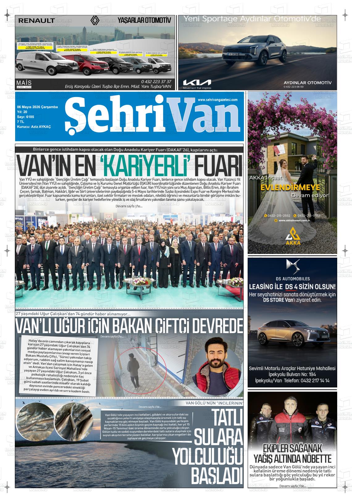 Van Sehri 06.05.2026