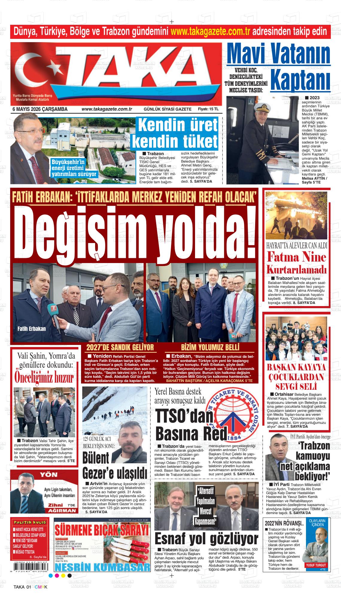 Trabzon Taka 06.05.2026
