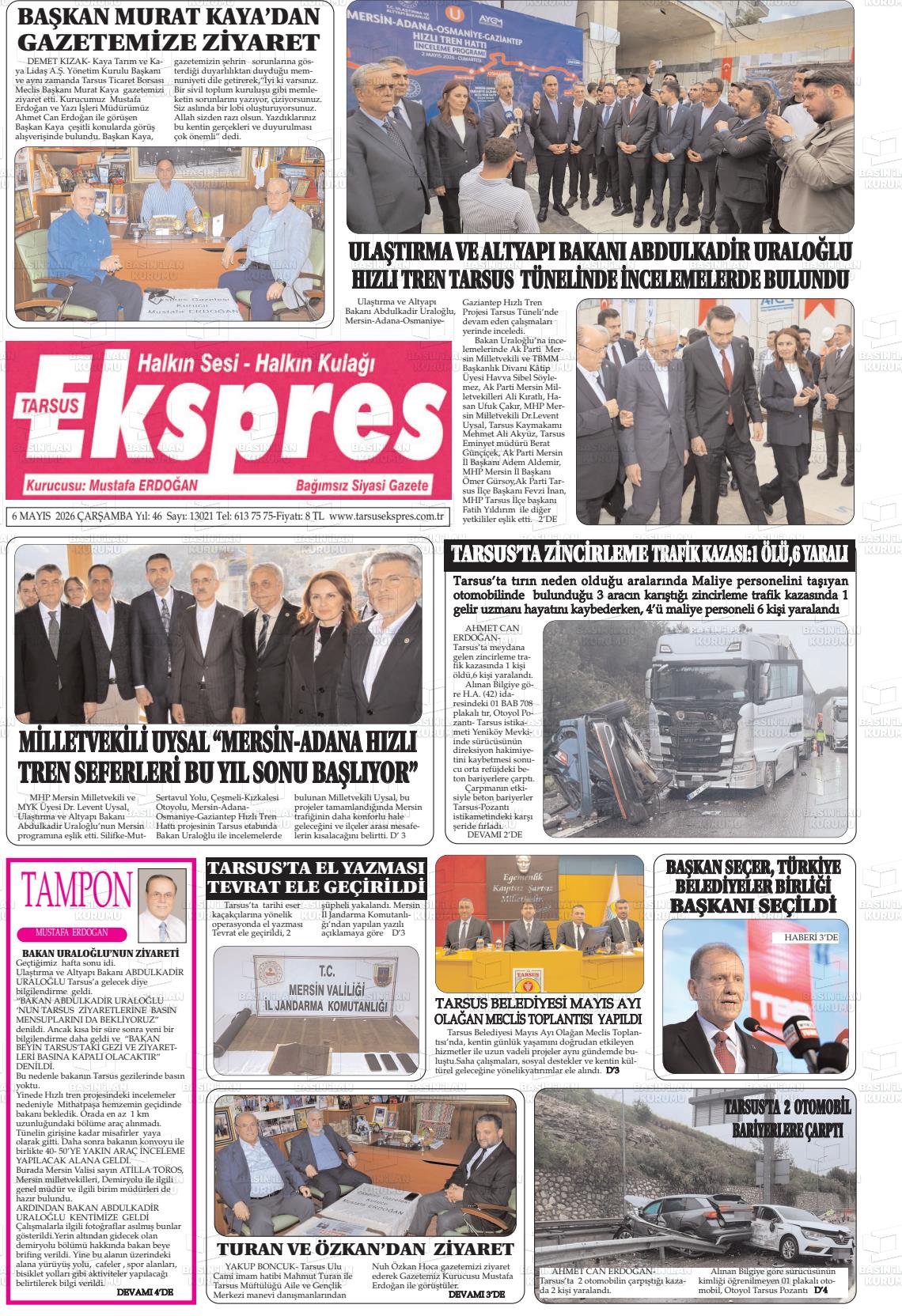 Mersin Tarsusekspres 06.05.2026