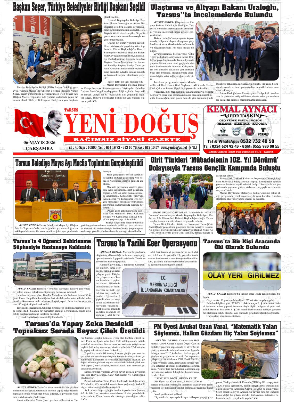 Mersin Tarsusyenidogus 06.05.2026