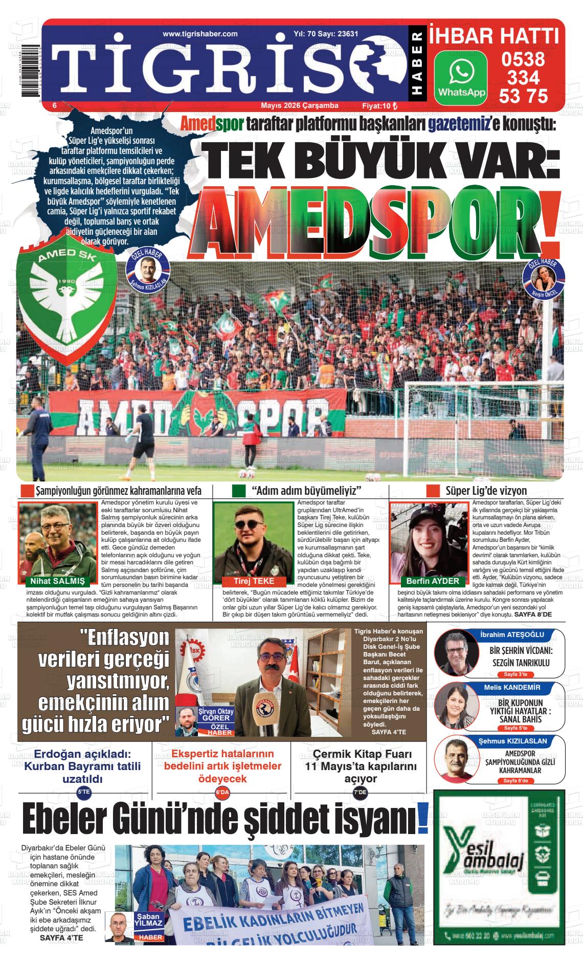 Diyarbakir Tirgis 06.05.2026