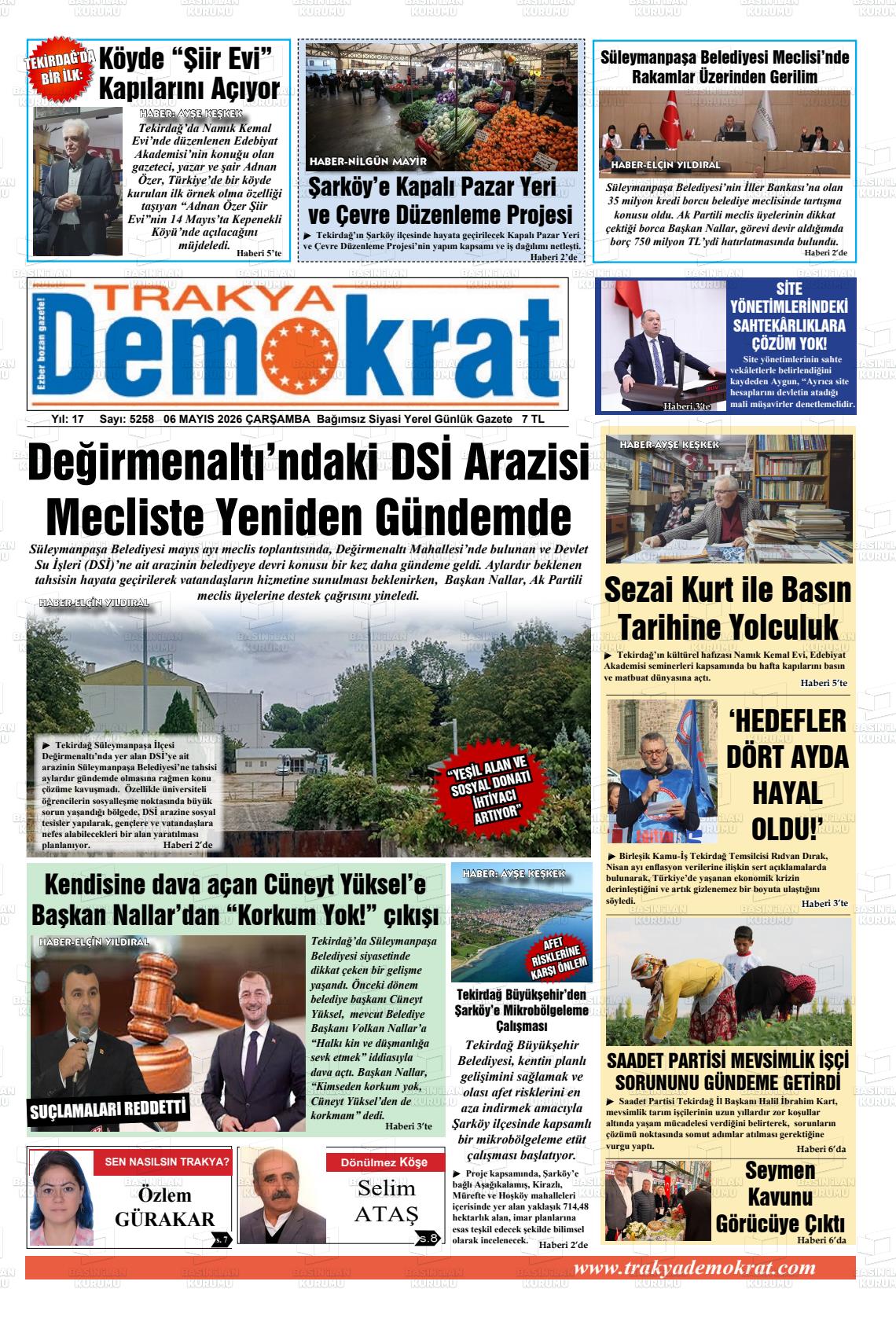 Tekirdag Trakyademokrat 06.05.2026