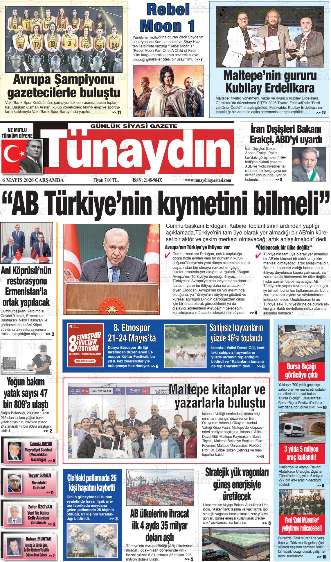 Istanbul Tunaydin 06.05.2026