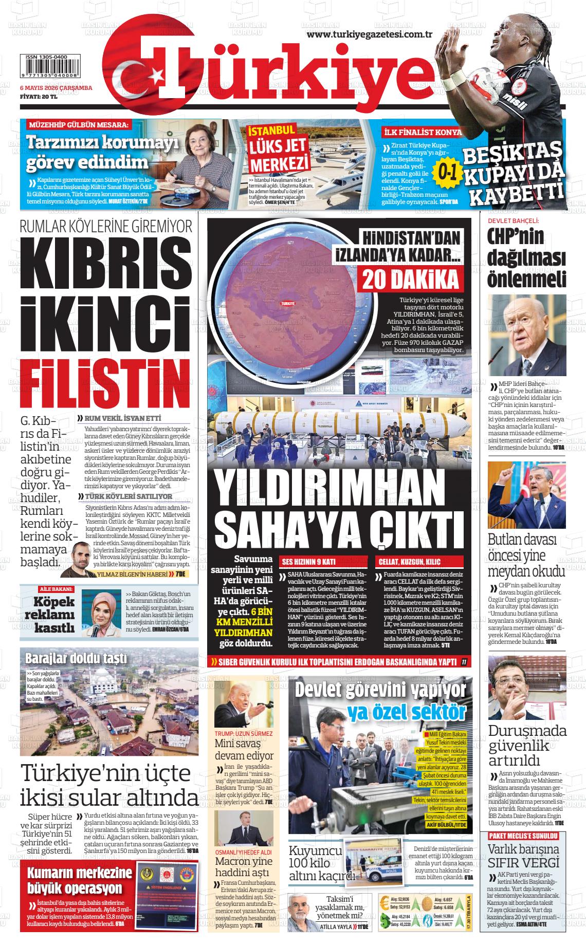 Türkiye Gazetesi 06.05.2026