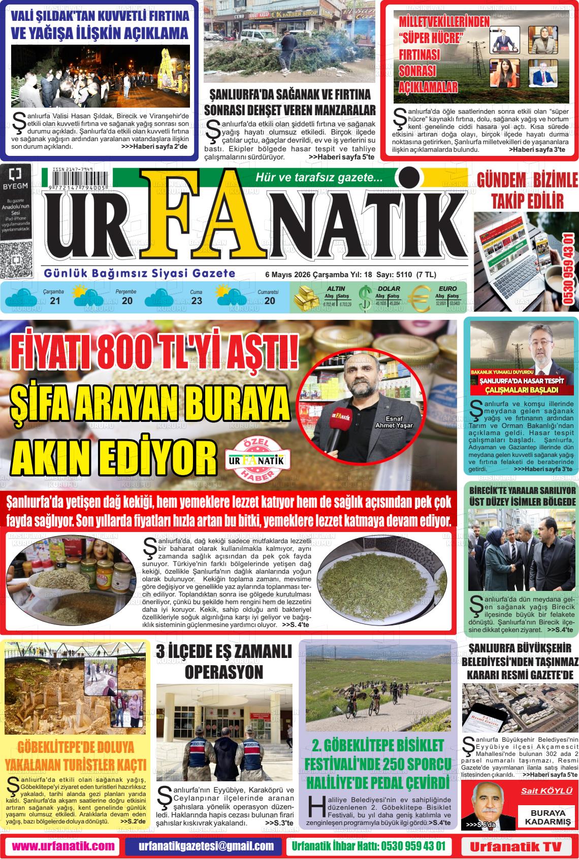 Sanliurfa Urfanatik 06.05.2026