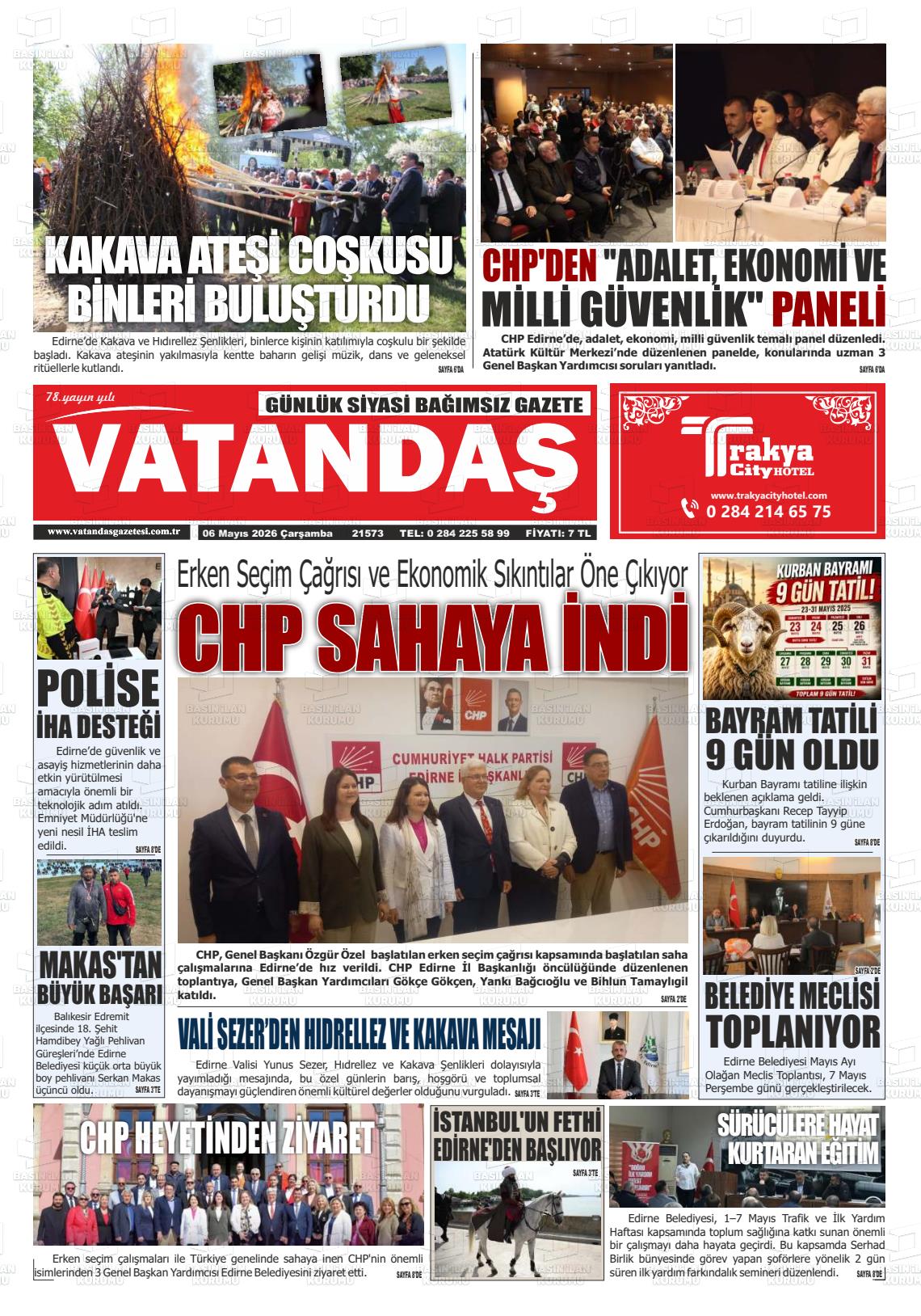 Edirne Vatandas 06.05.2026