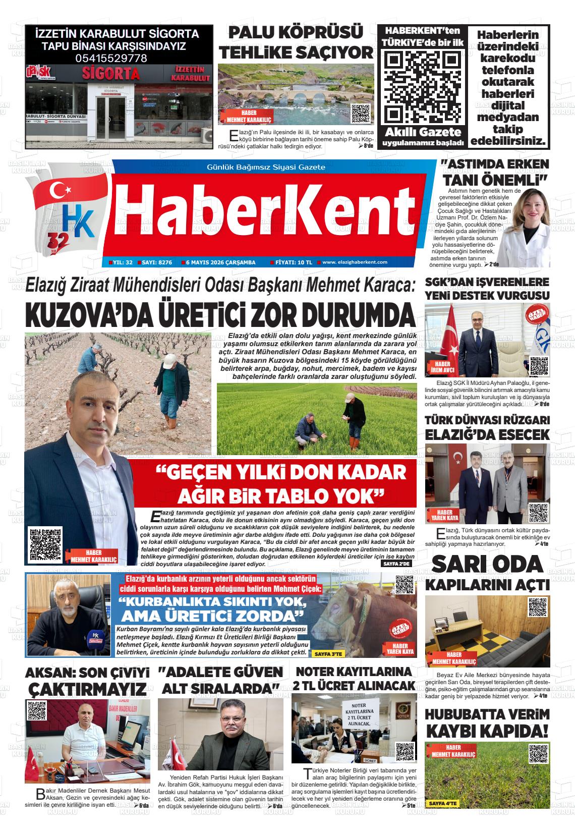 Elazig Yenicag 06.05.2026