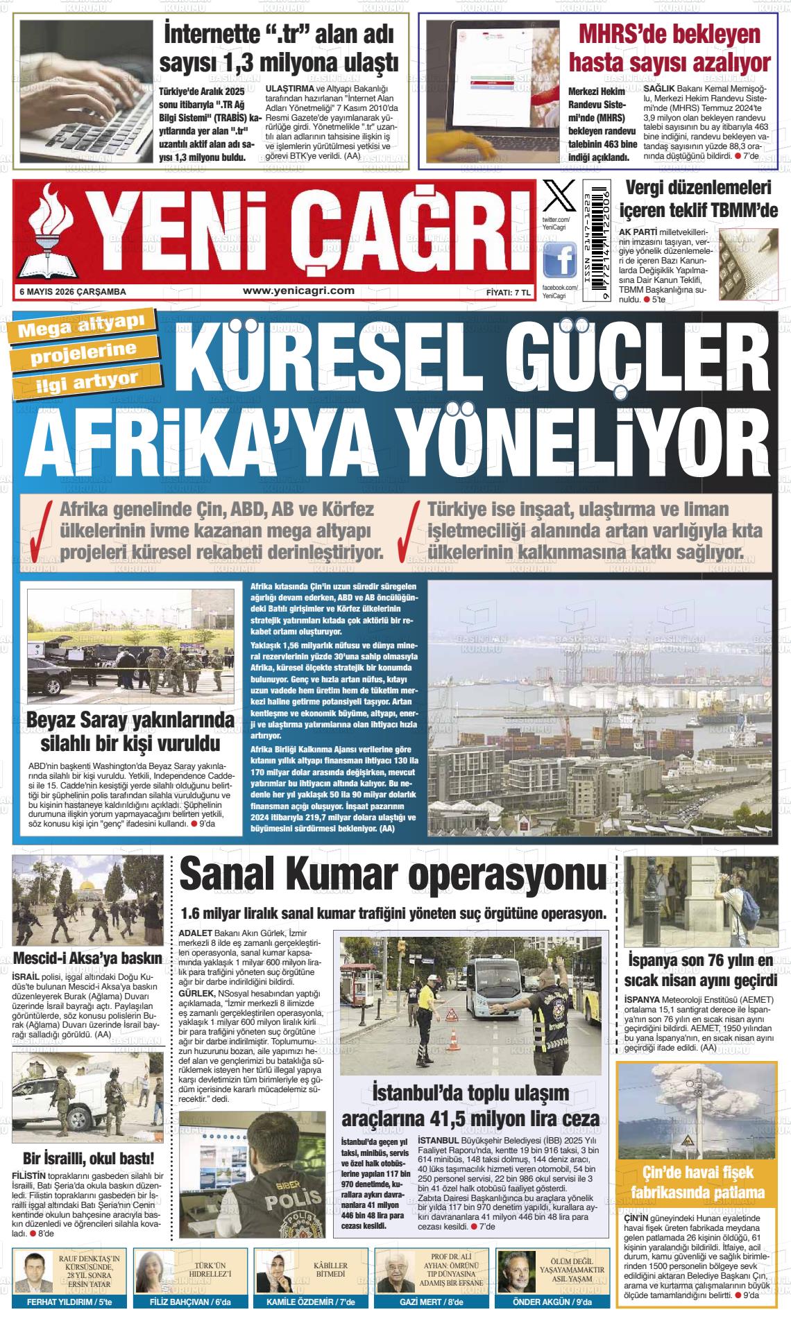 Istanbul Yenicagri 06.05.2026