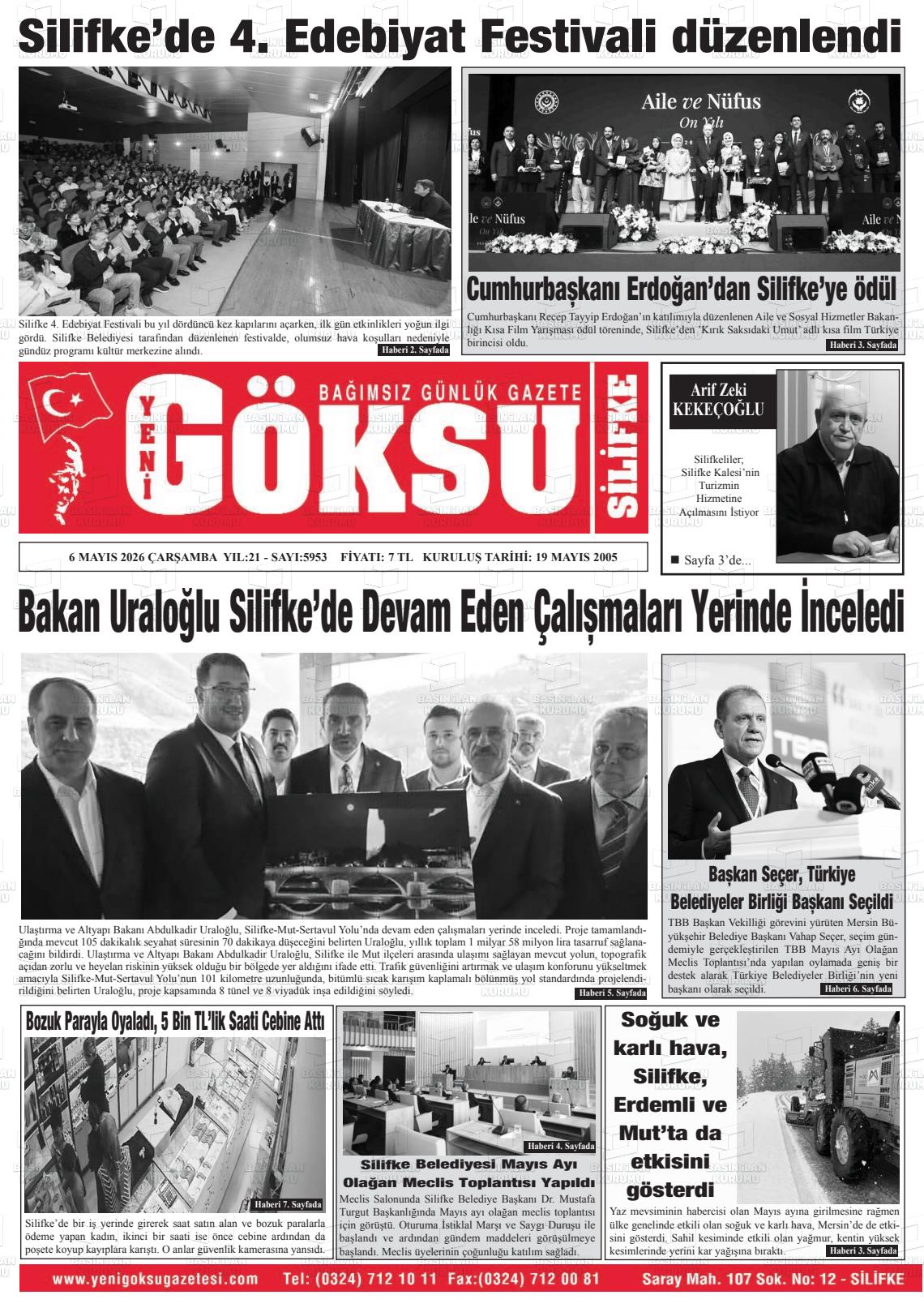 Mersin Yenigoksu 06.05.2026