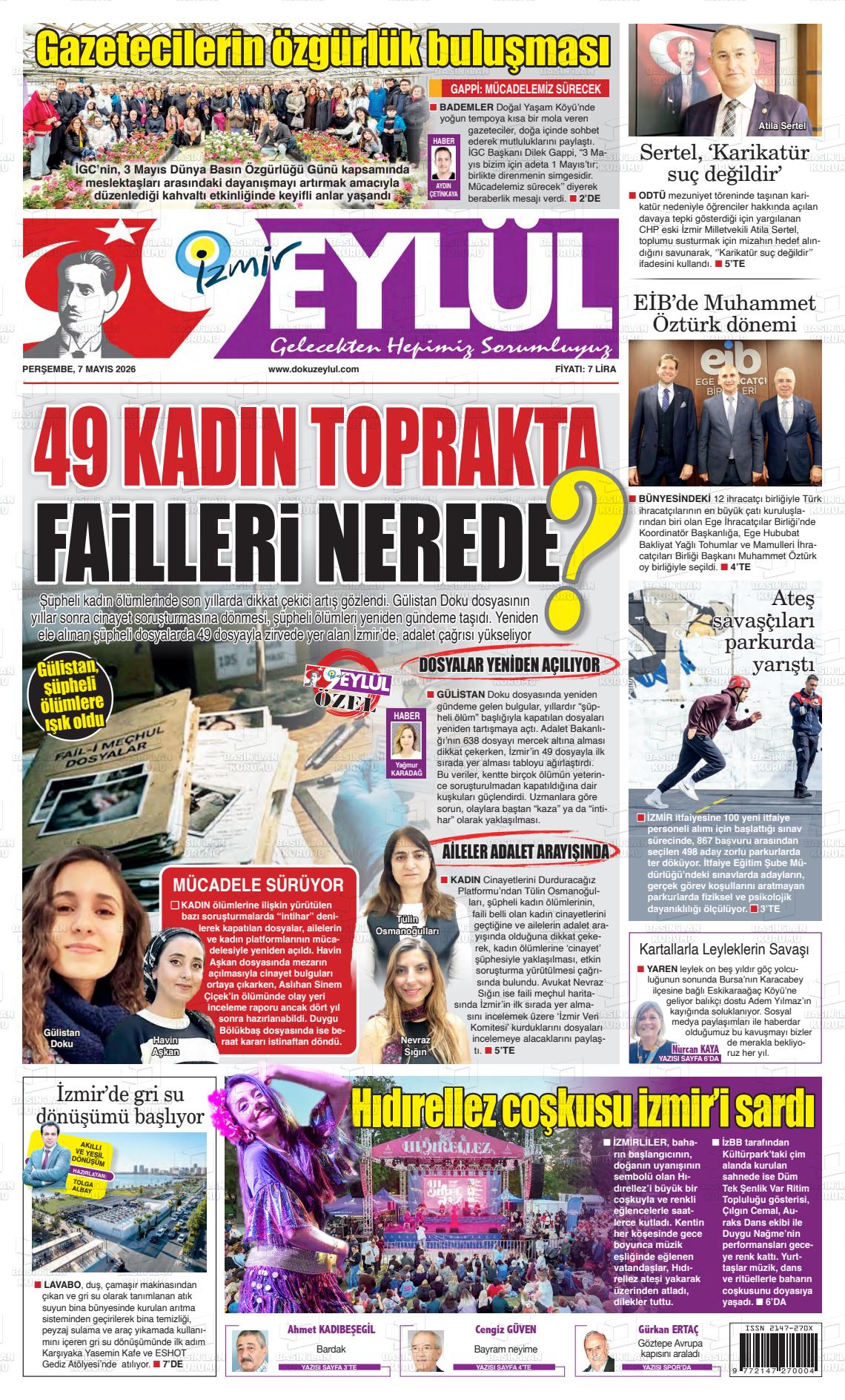 Izmir 9 Eylul 07.05.2026