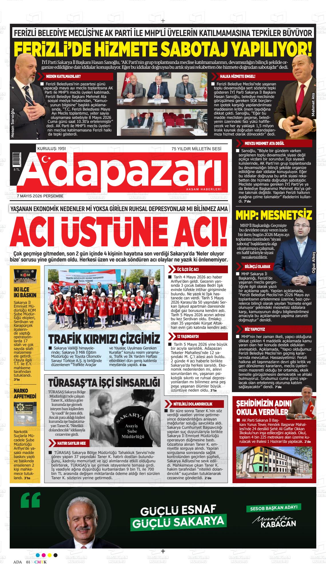 Sakarya Adapazariaksamhaberleri 07.05.2026