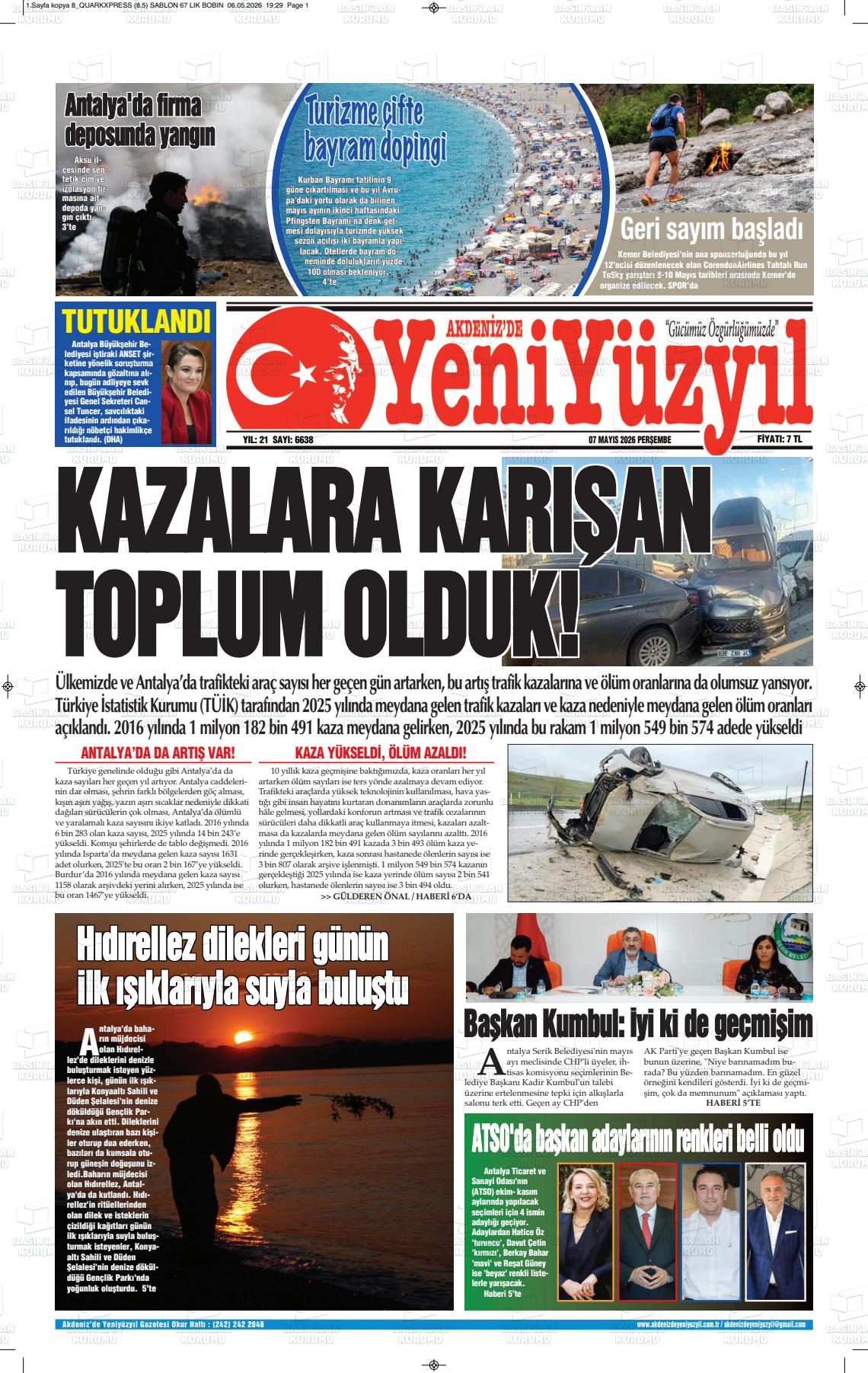 Antalya Akdenizdeyeniyuzyil 07.05.2026
