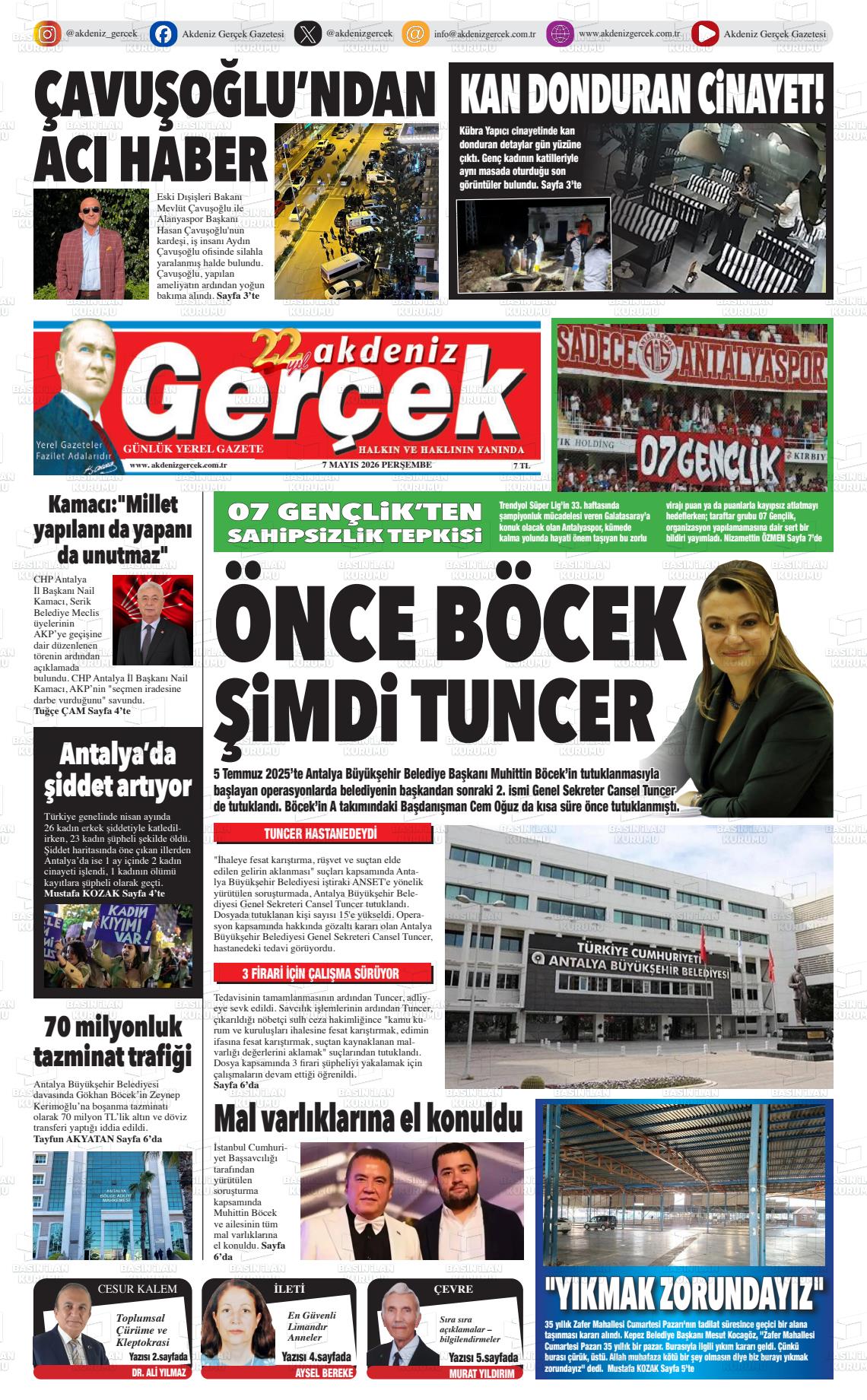 Antalya Akdenizgercek 07.05.2026