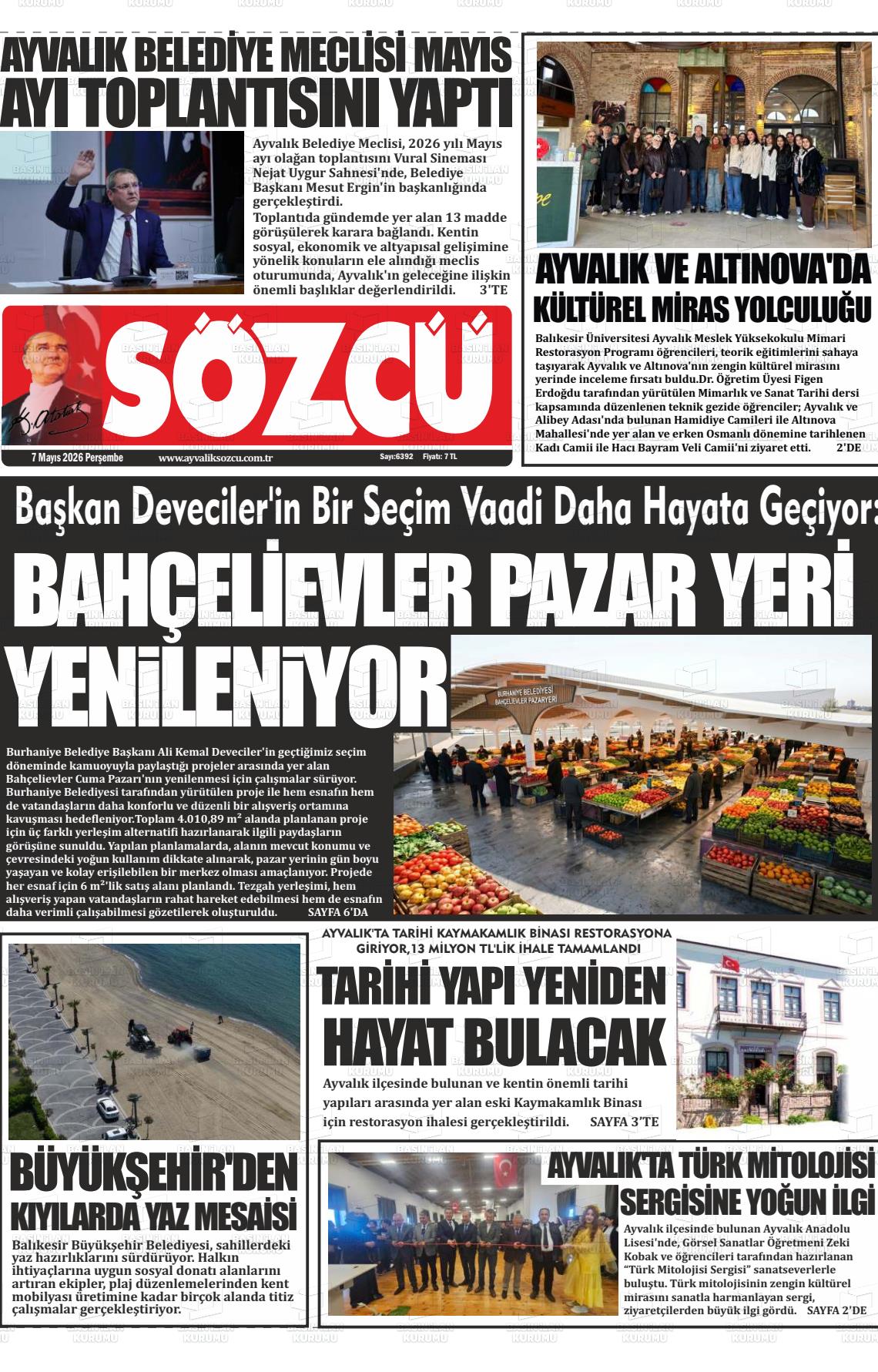 Balikesir Ayvaliksozcu 07.05.2026