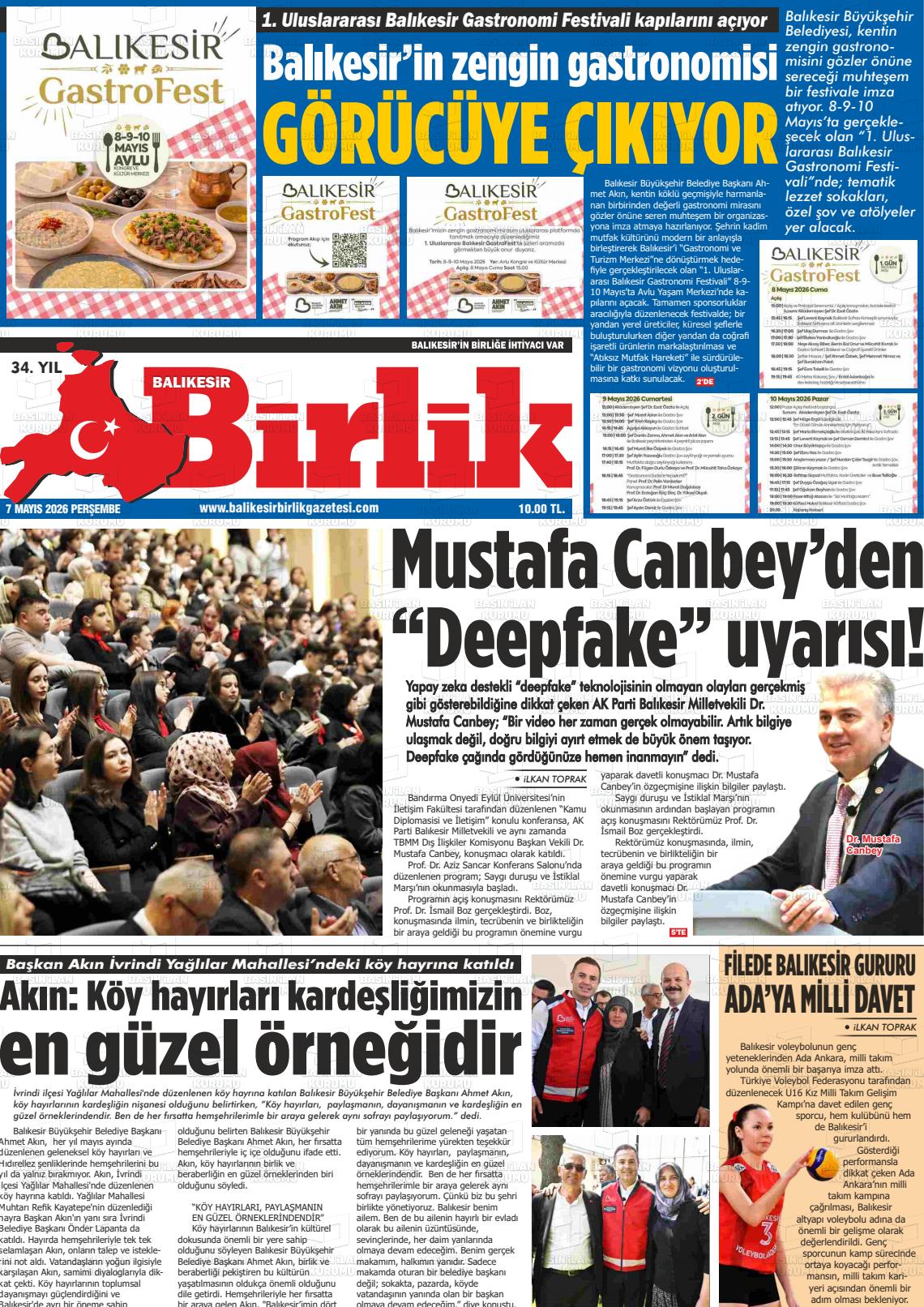 Balikesir Birlik 07.05.2026