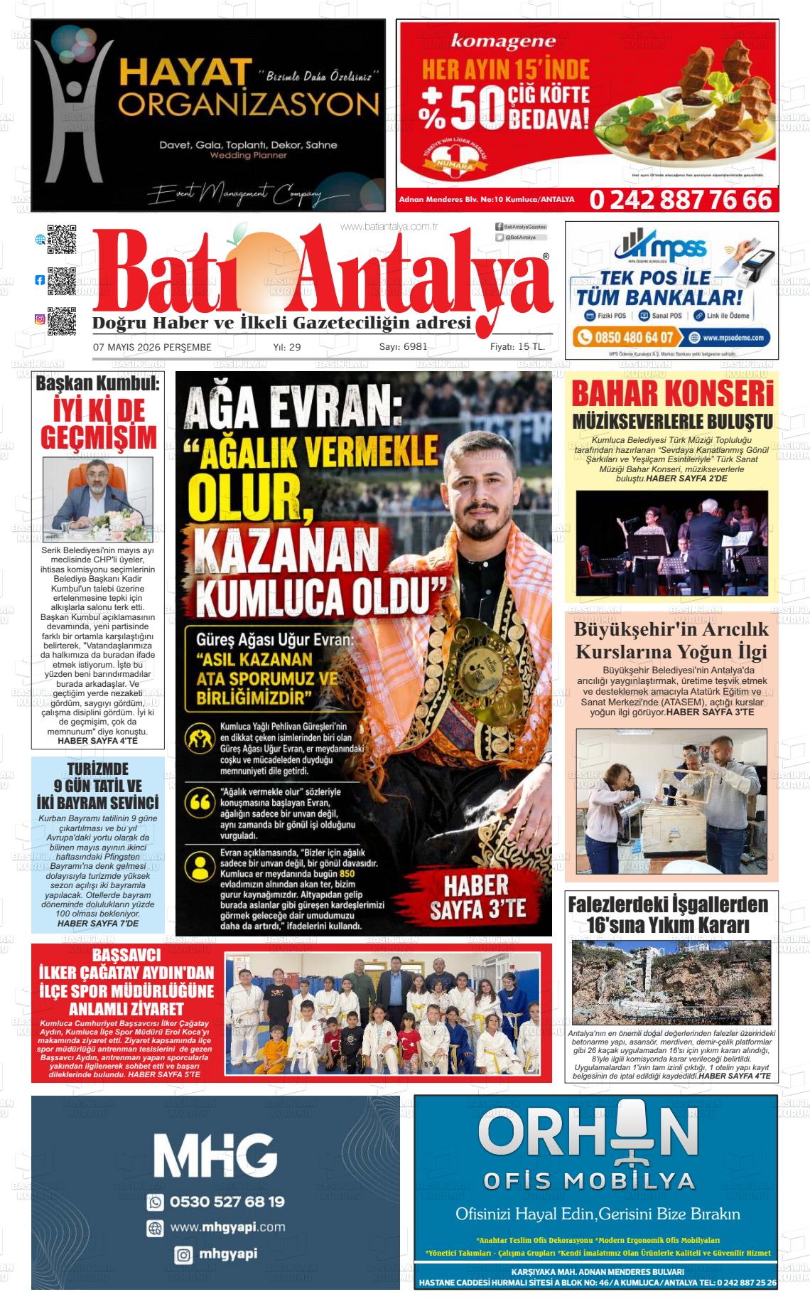 Antalya Bati 07.05.2026