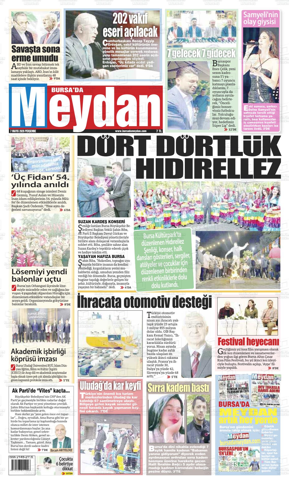Bursa Dameydan 07.05.2026