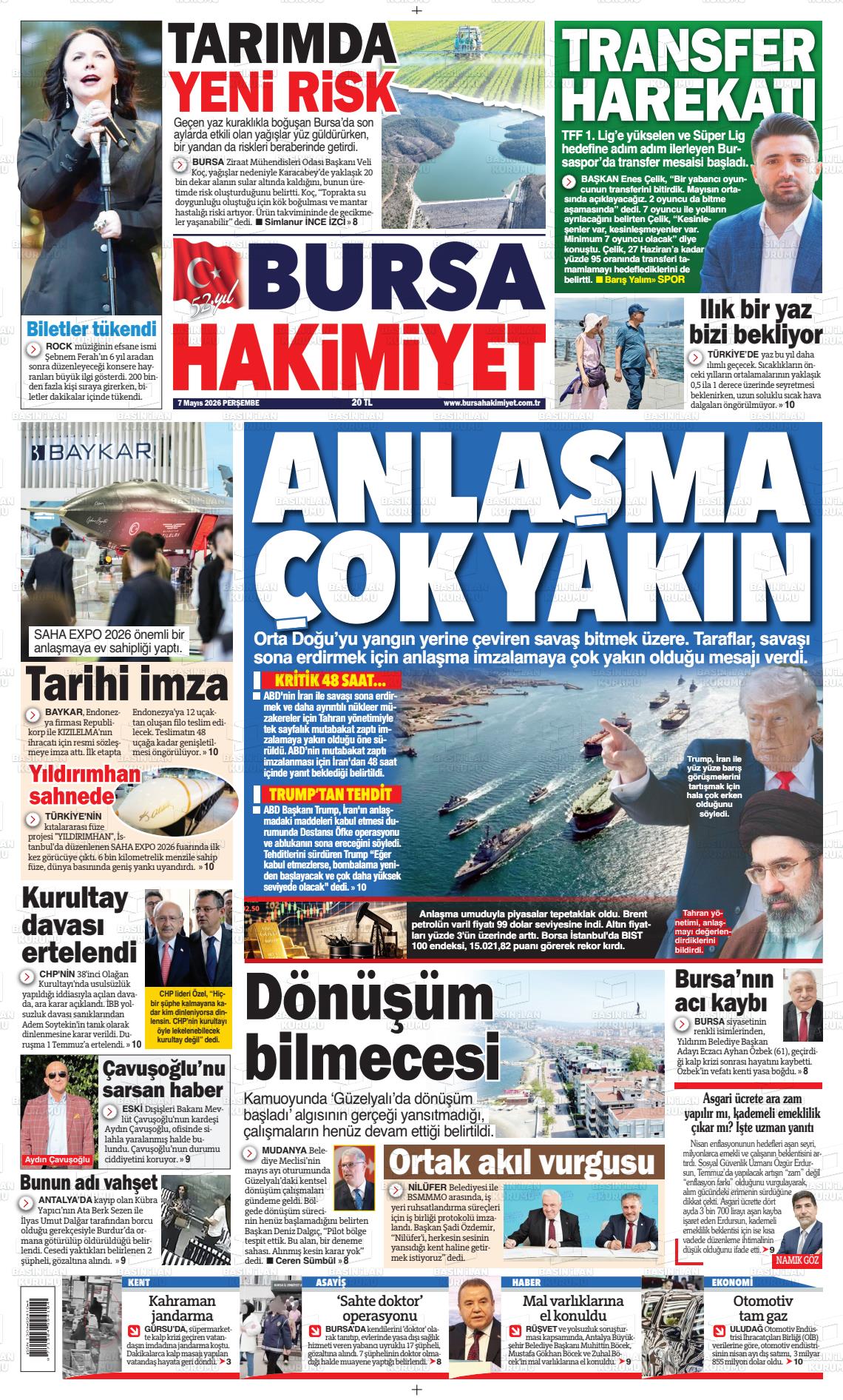Bursa Hakimiyet 07.05.2026